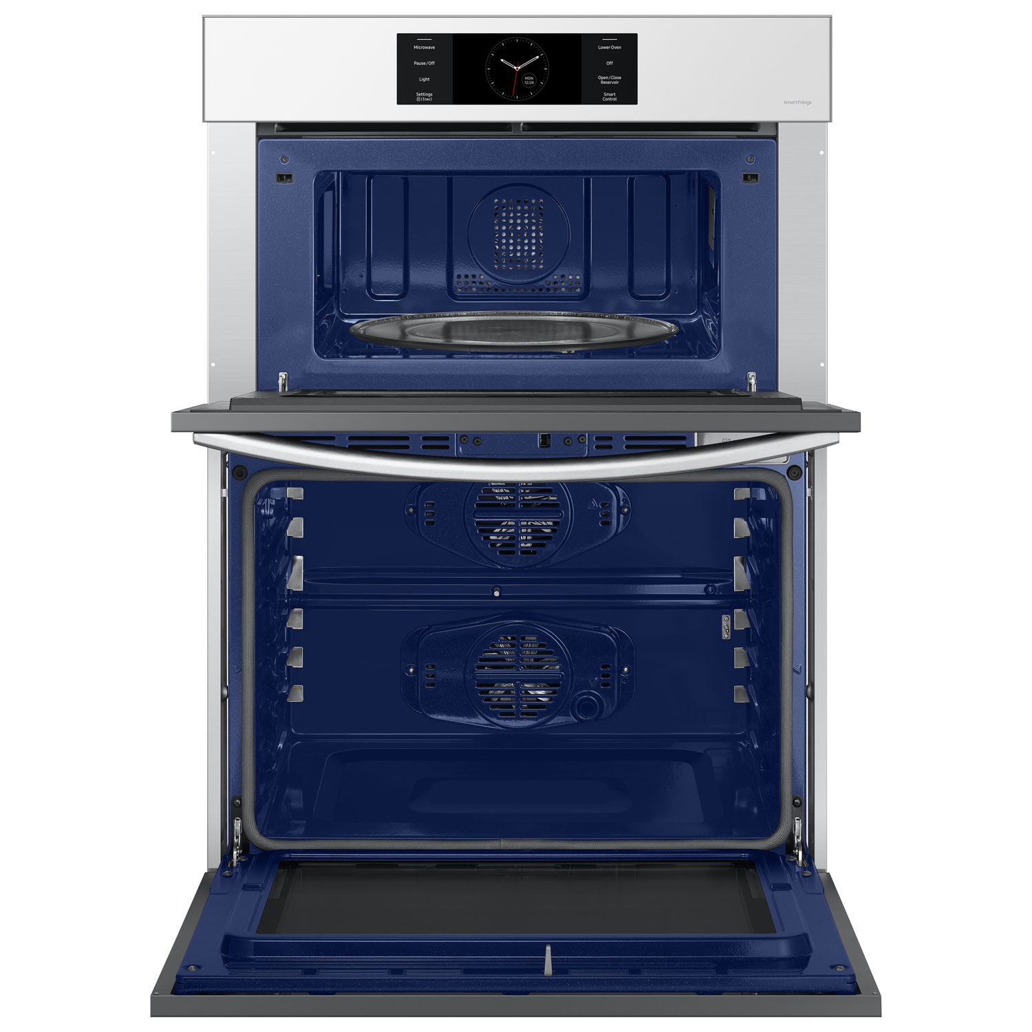 Four mural électrique double à convection véritable 7 pi³ 30 po de Samsung - Blanc