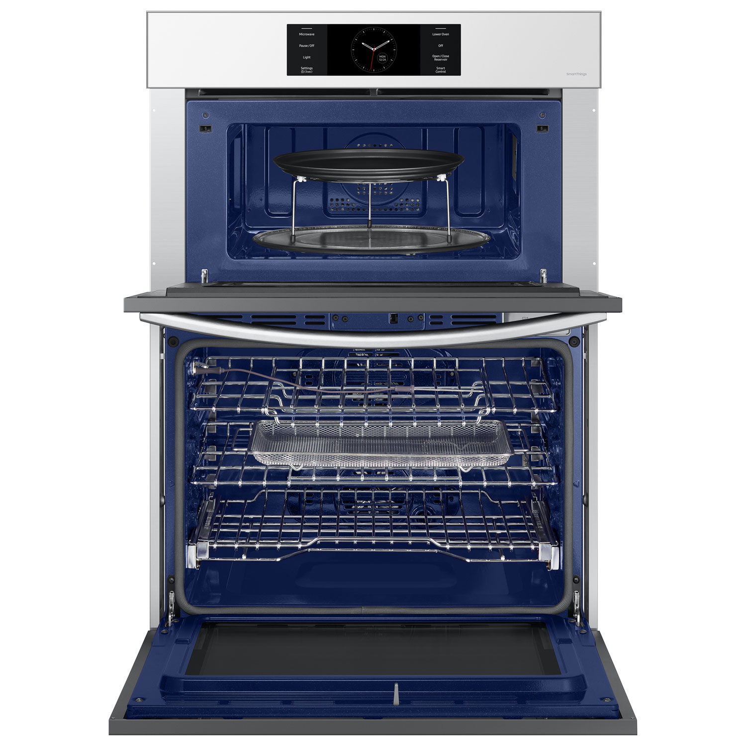 Four mural électrique double à convection véritable 7 pi³ 30 po de Samsung - Blanc