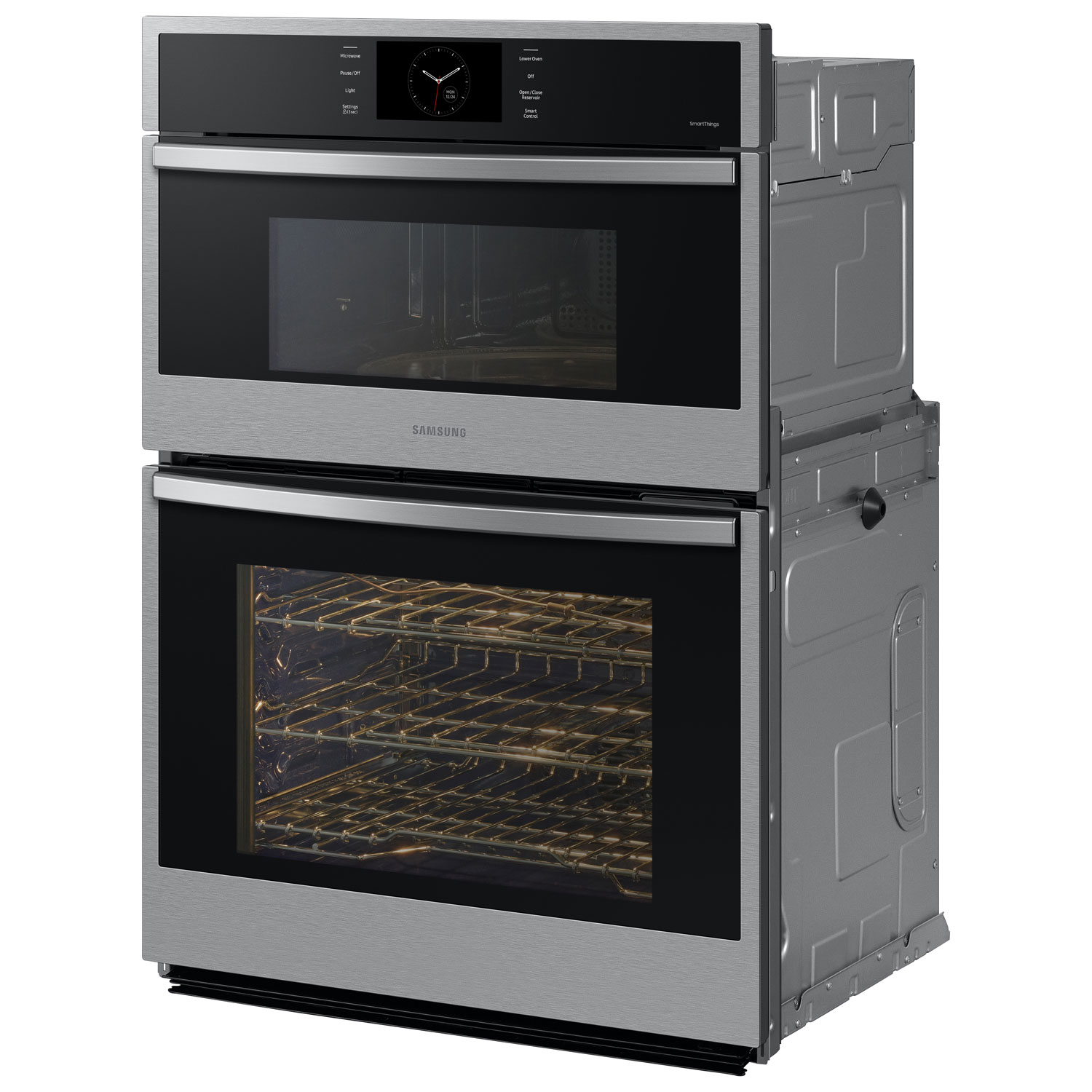 Samsung 30" 7 Cu. Ft. True Convection Electric Combo Wall Oven - Stainless Steel