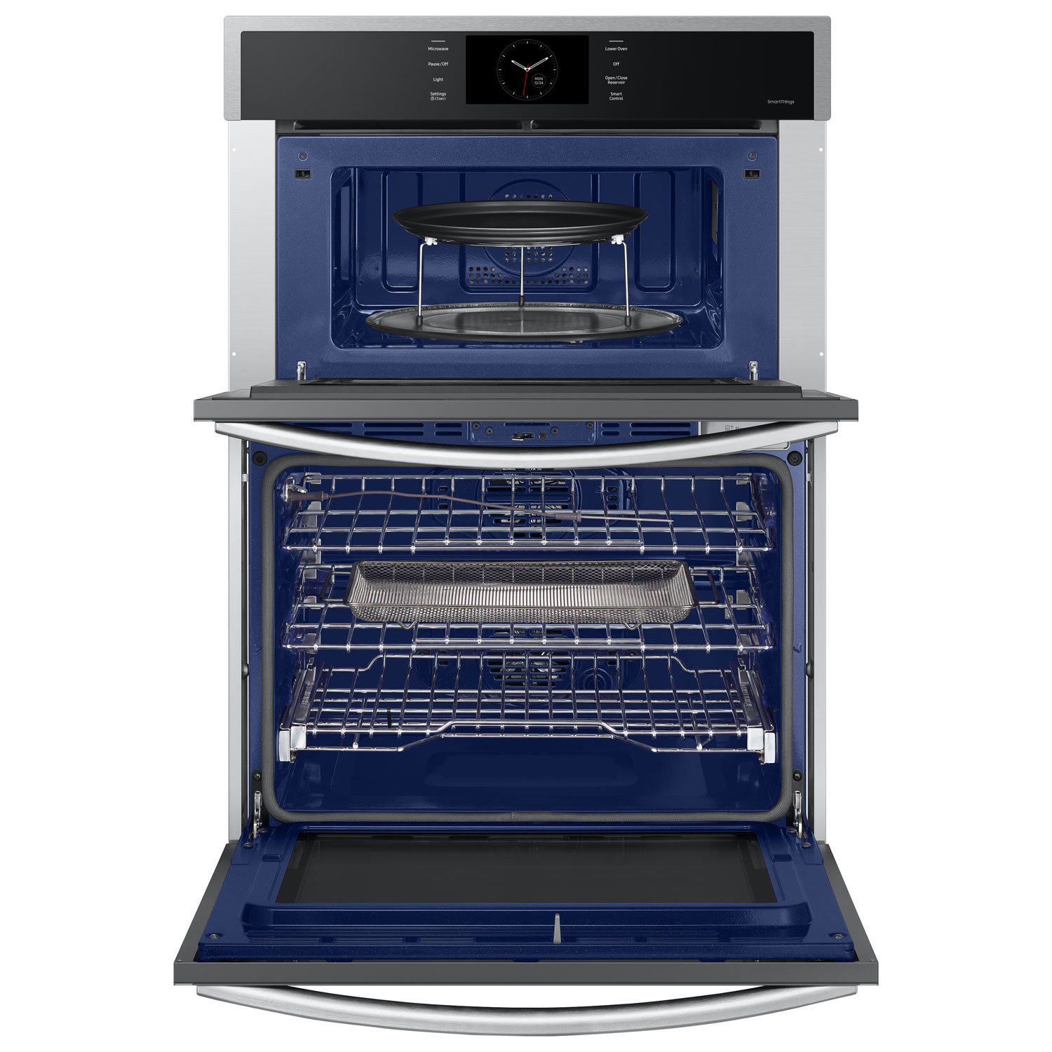 Samsung 30" 7 Cu. Ft. True Convection Electric Combo Wall Oven - Stainless Steel