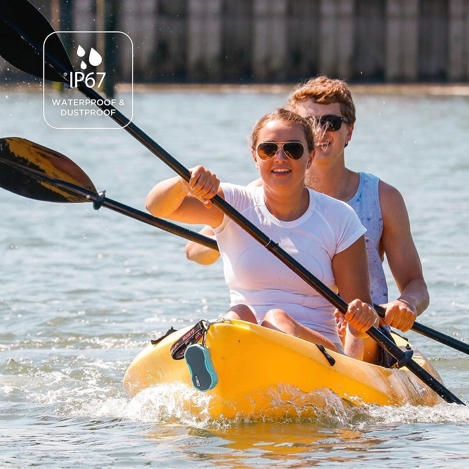 Altec Lansing - système de haut-parleurs Bluetooth Baby Boom XL, résistant à la poussière, bleu