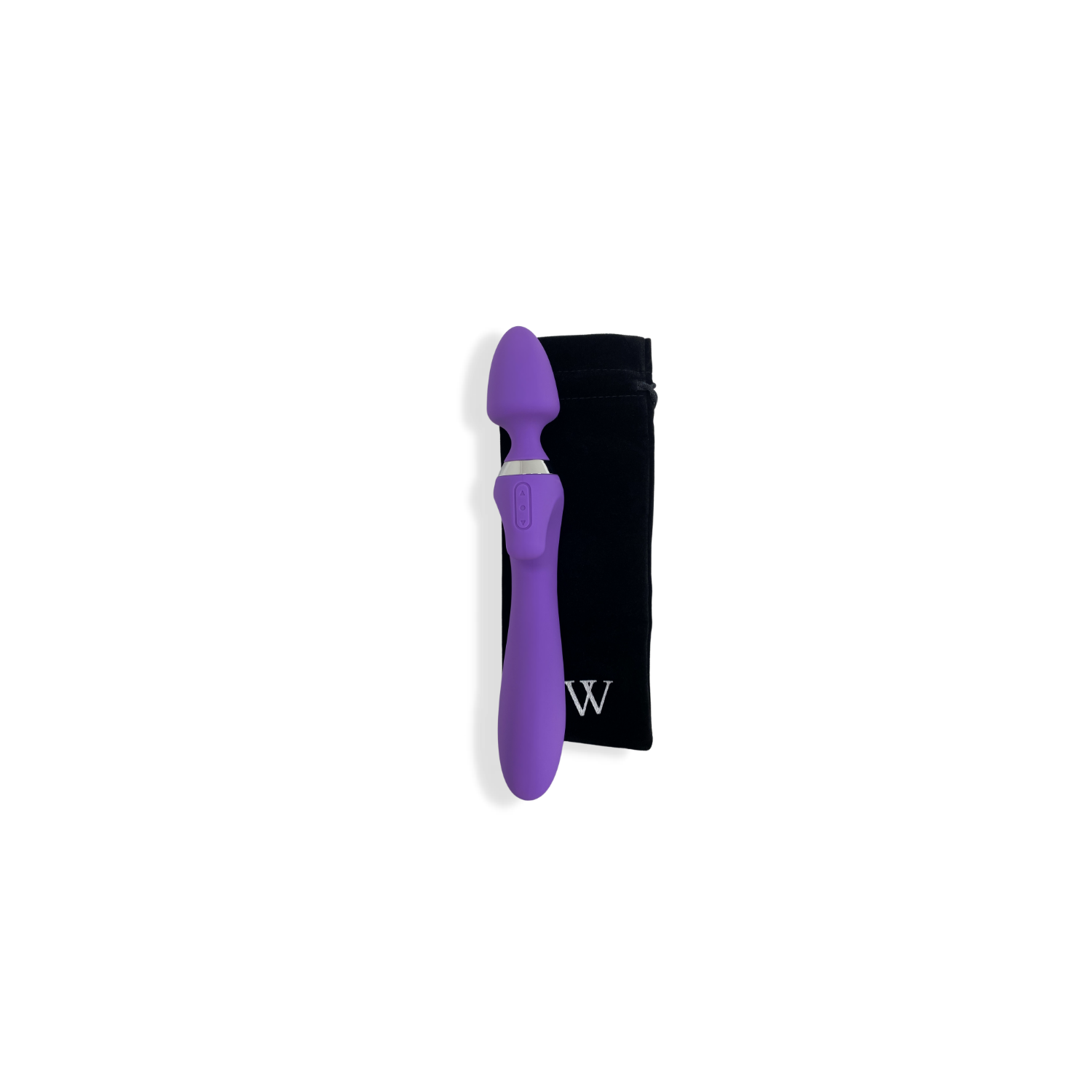 V pour Vibes Dual-Head, vibrateur Magic Wand, Dildo Vesta - Violet