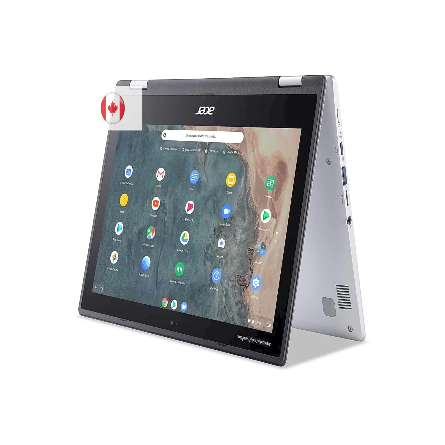 Acer Chromebook Spin 311 CP311-2H-C679: Intel Celeron, 11.6" HD Touch, 4GB RAM, 32GB eMMC, Wi-Fi 5, Bluetooth 5.0 - Google Chrome Laptop