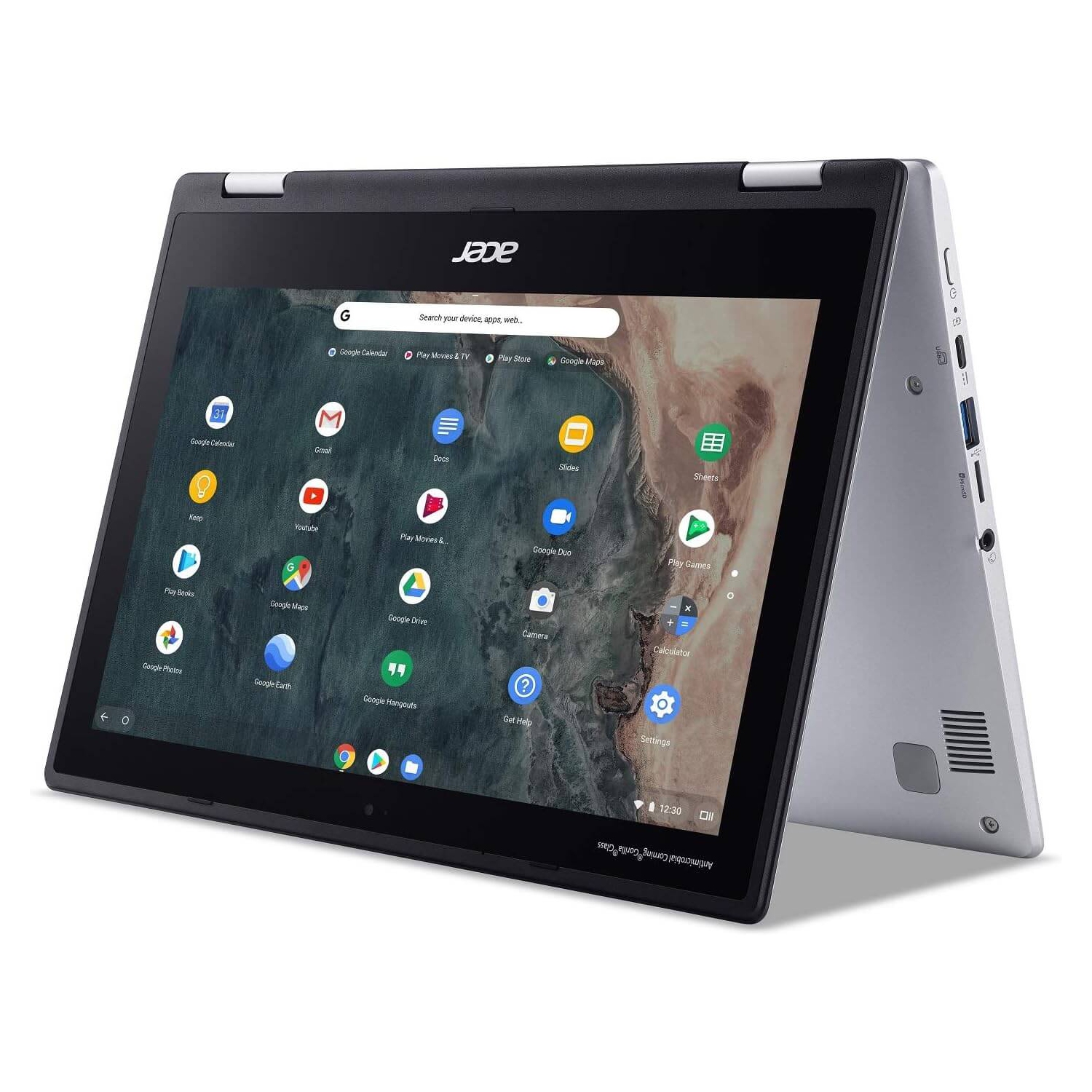 Acer Chromebook Spin 311 CP311-2H-C679: Intel Celeron, 11.6" HD Touch, 4GB RAM, 32GB eMMC, Wi-Fi 5, Bluetooth 5.0 - Google Chrome Laptop