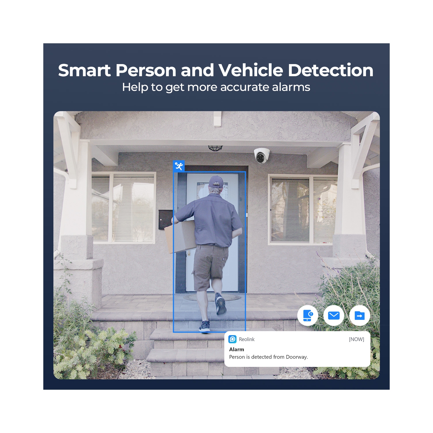 Reolink 12MP Security Camera with PoE, Person/Vehicle Detection, Two-Way Audio, Color Night Vision