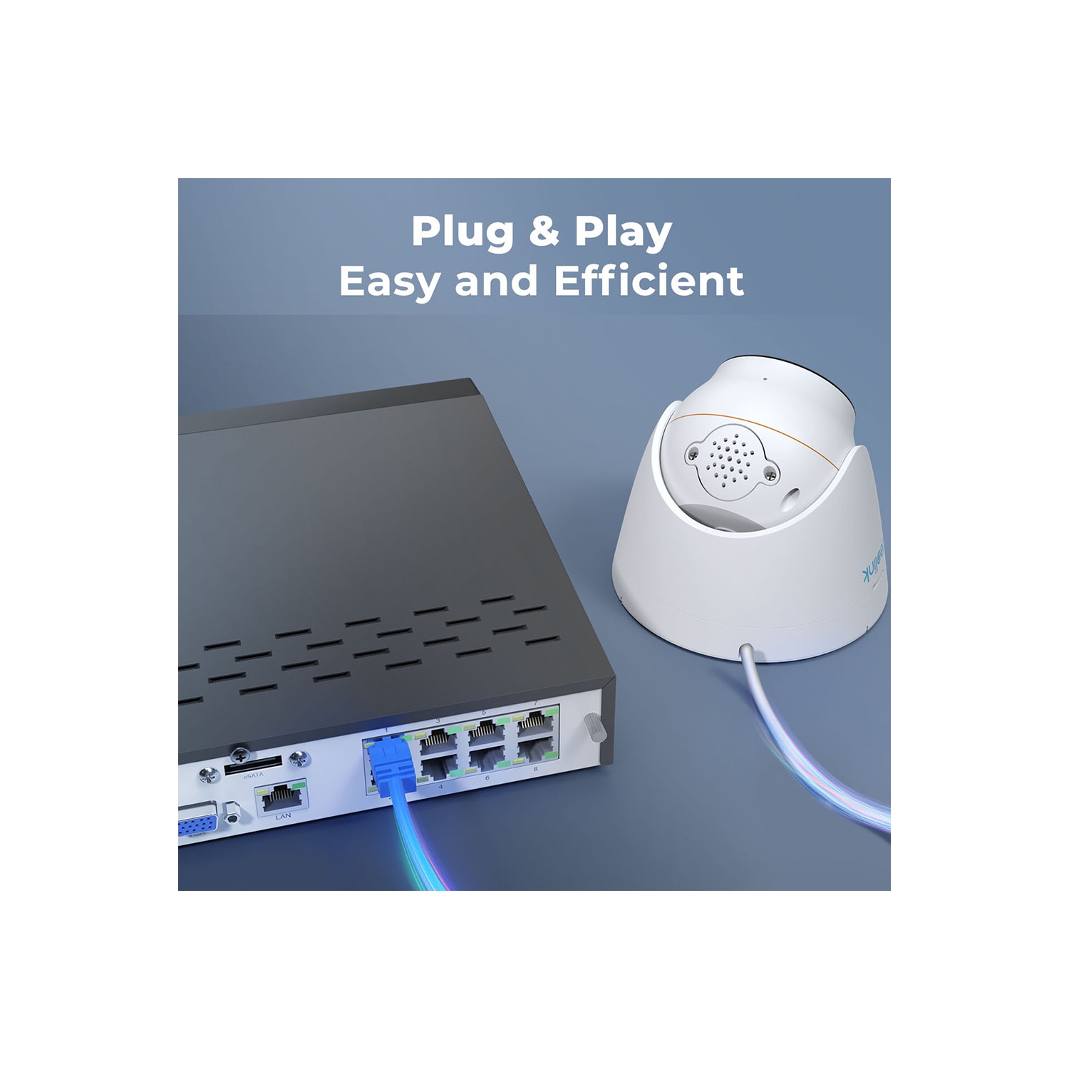 Reolink 12MP UHD Video Surveillance System with Intelligent Detection, Power over Ethernet, 8-Channel 2TB NVR