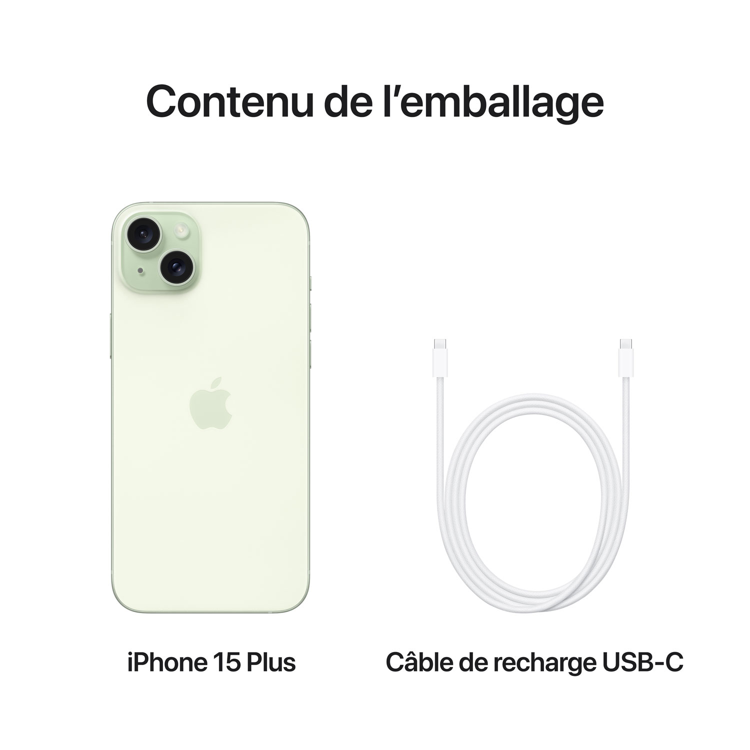 iPhone 15 Plus de 256 Go d'Apple avec Rogers - Vert - Financement mensuel