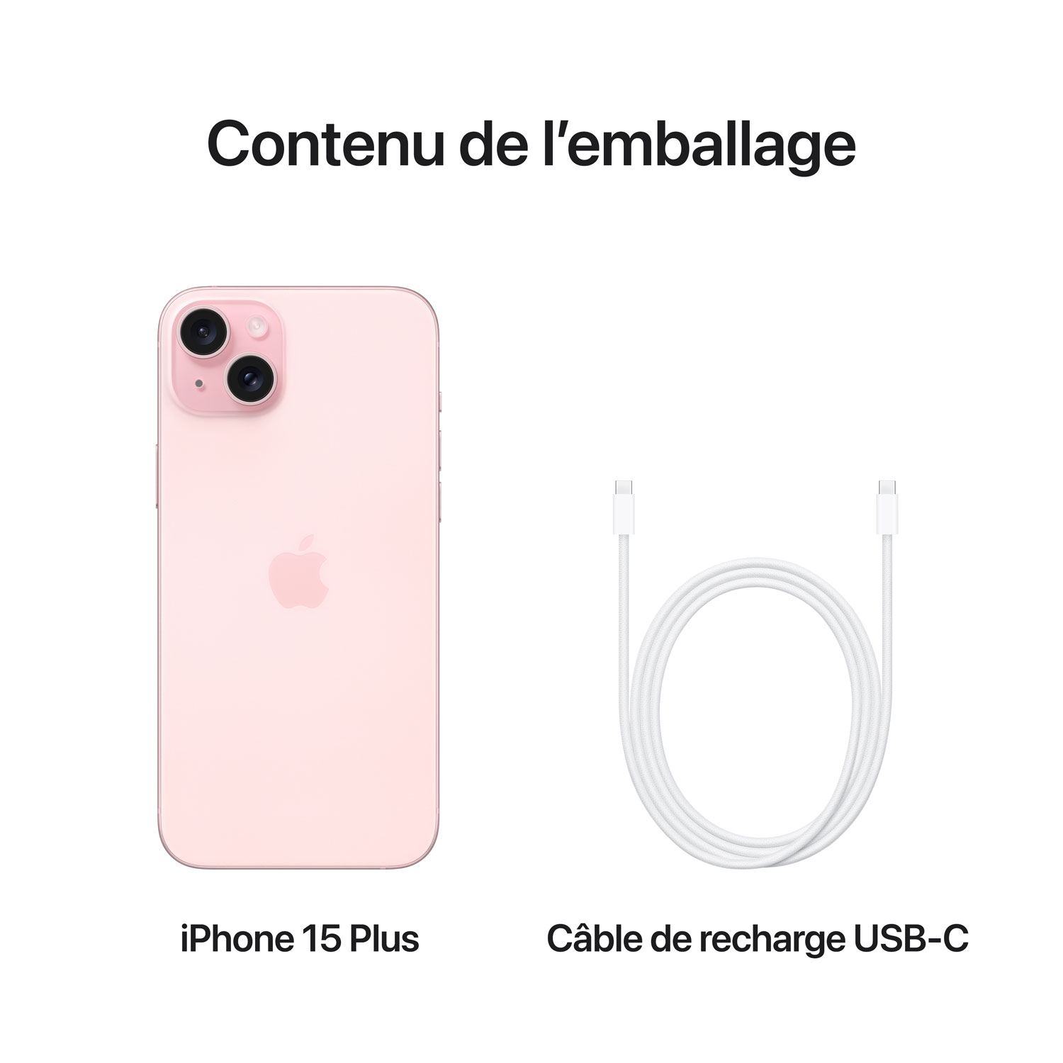iPhone 15 Plus de 512 Go d'Apple avec Koodo - Rose - Paiement Balance mensuel