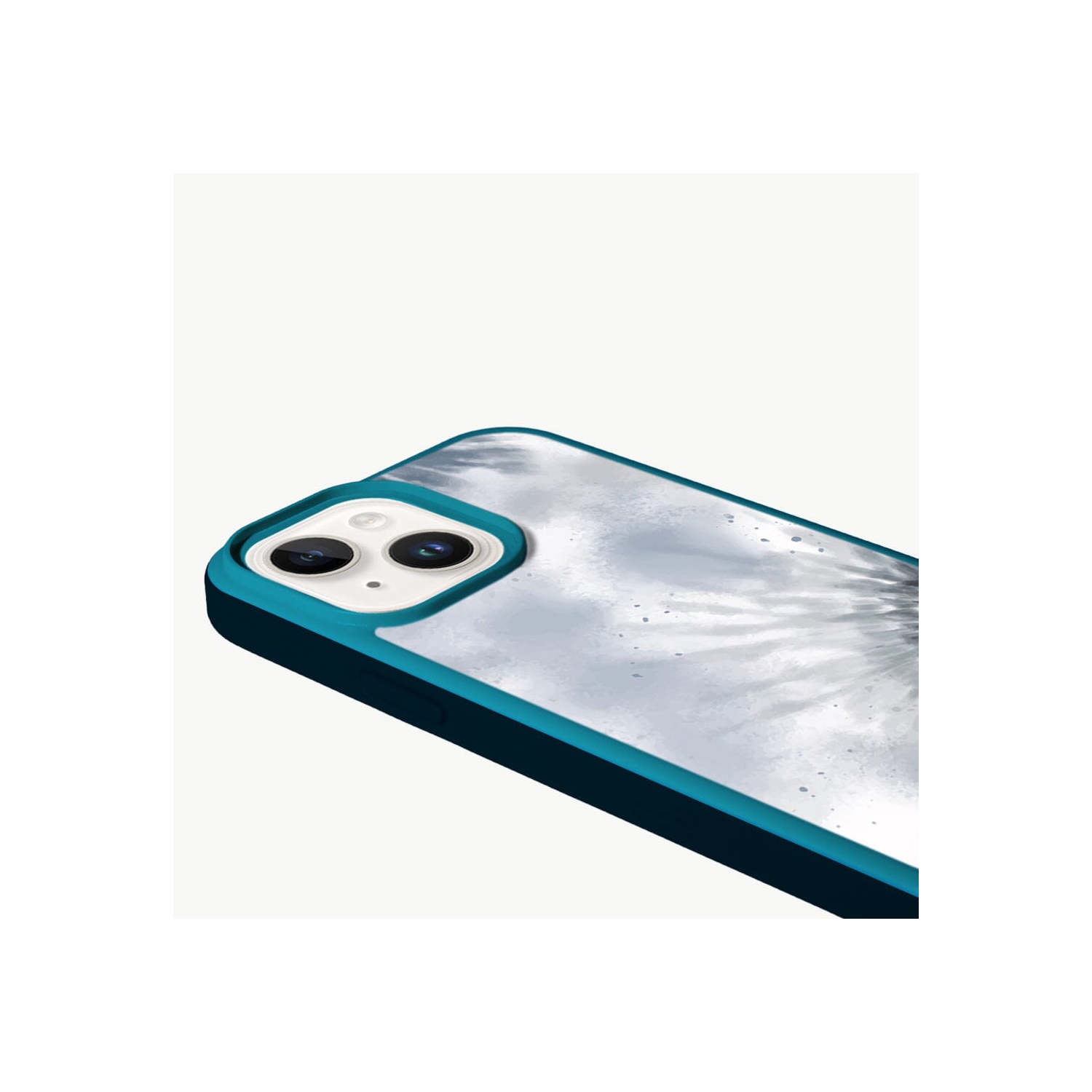 MagSafe iPhone 14 Blue Tie Dye Case