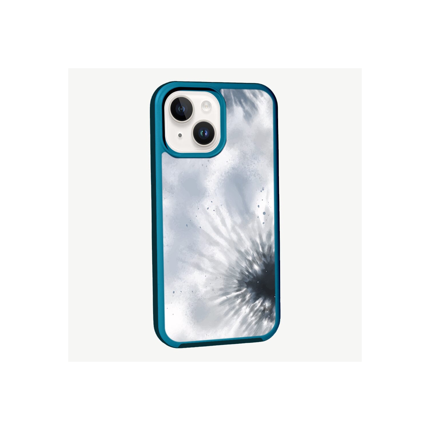 MagSafe iPhone 14 Blue Tie Dye Case