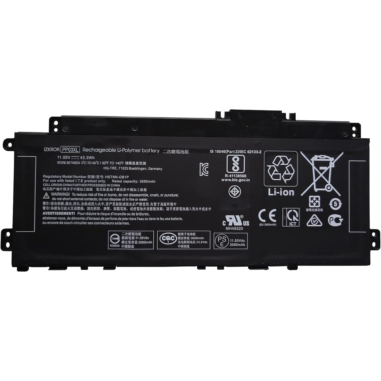 New Genuine HP Pavilion x360 14-DV 14-DV0000 14-DV0003TX 14-DV0004TX 14-DV0005TX Battery 43.3WH