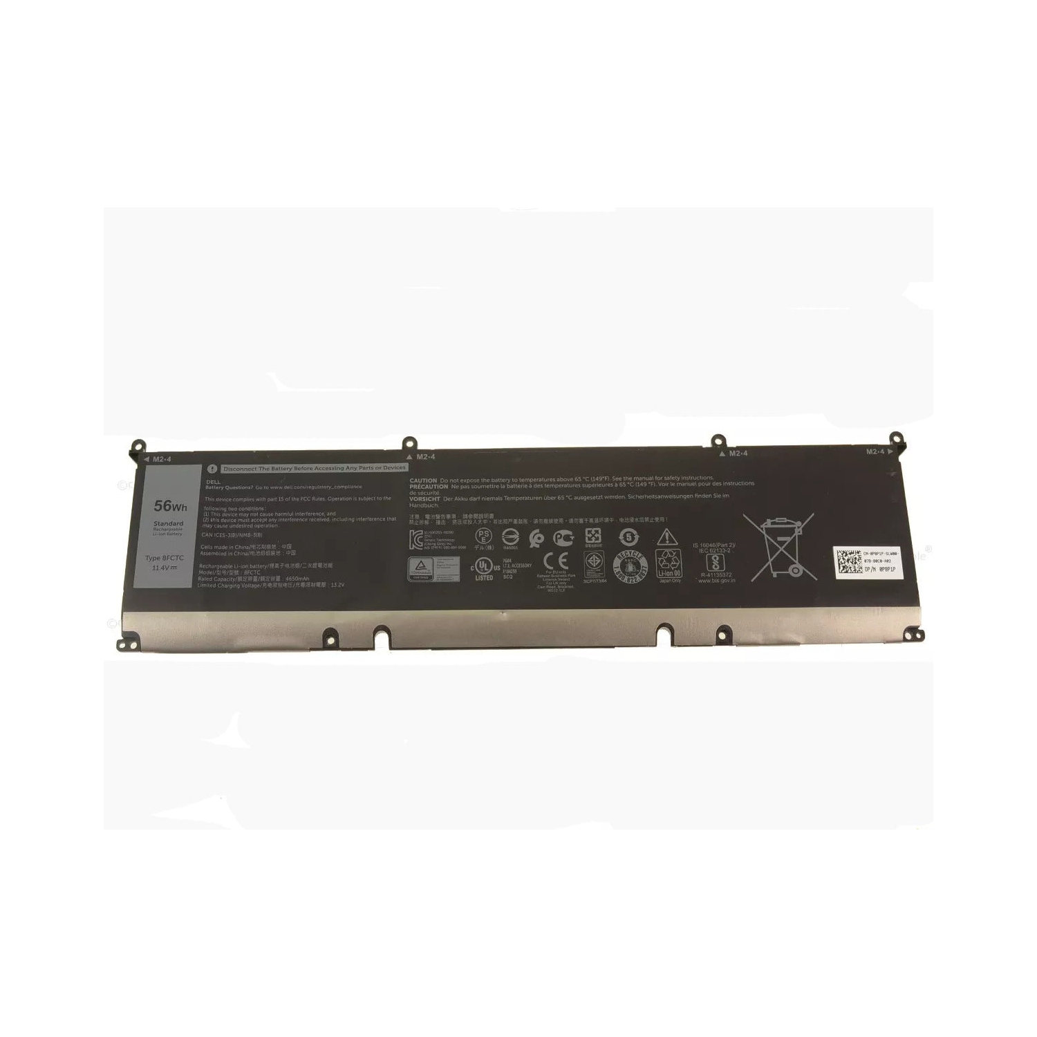 New Genuine Dell Precision 5550 5560 5570 Battery 56WH