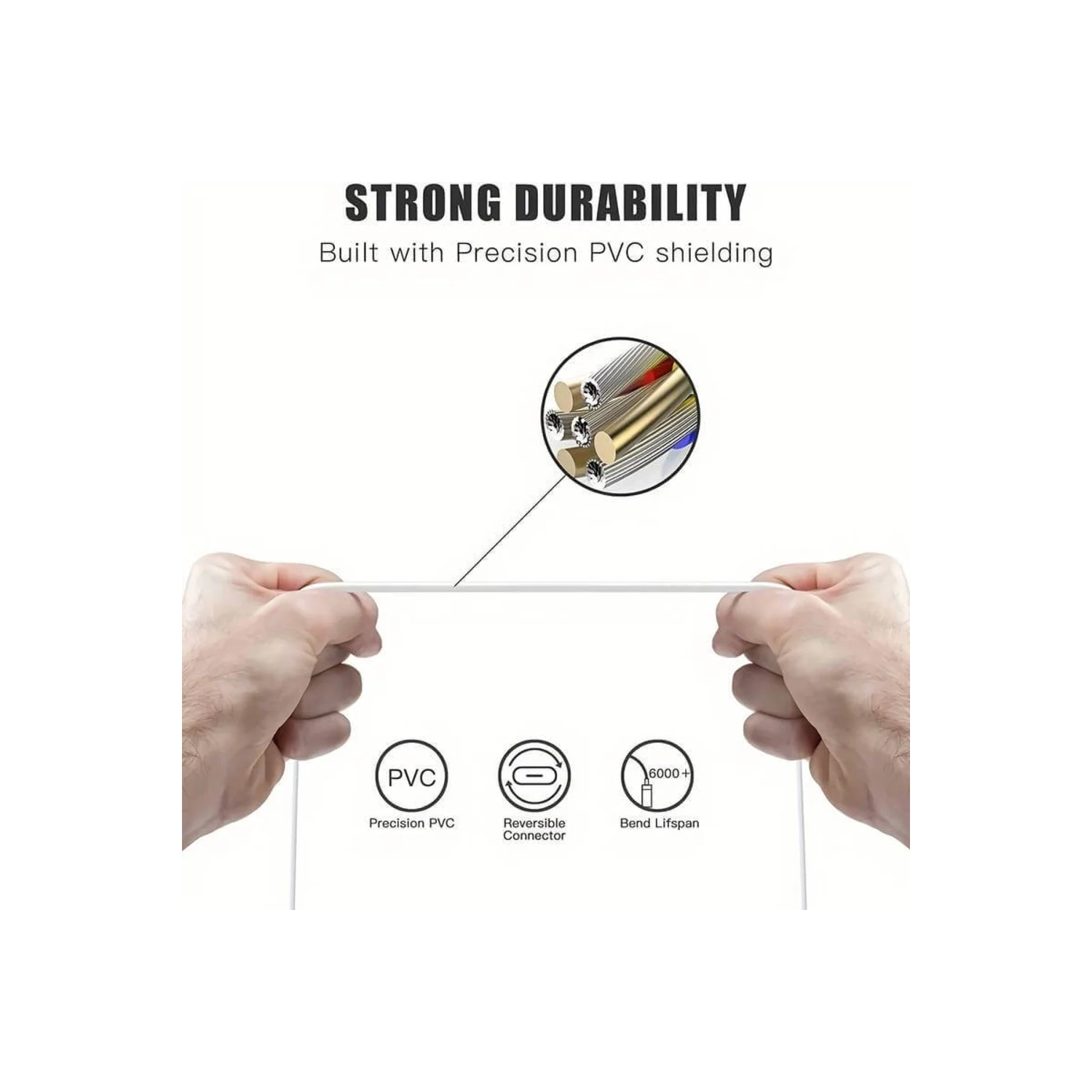 20-120W PD Quick Charge USB-C Cable: Super-Fast Charging for Android, Tablet, Laptop - Power Delivery Technology- 1m 3.3 feet