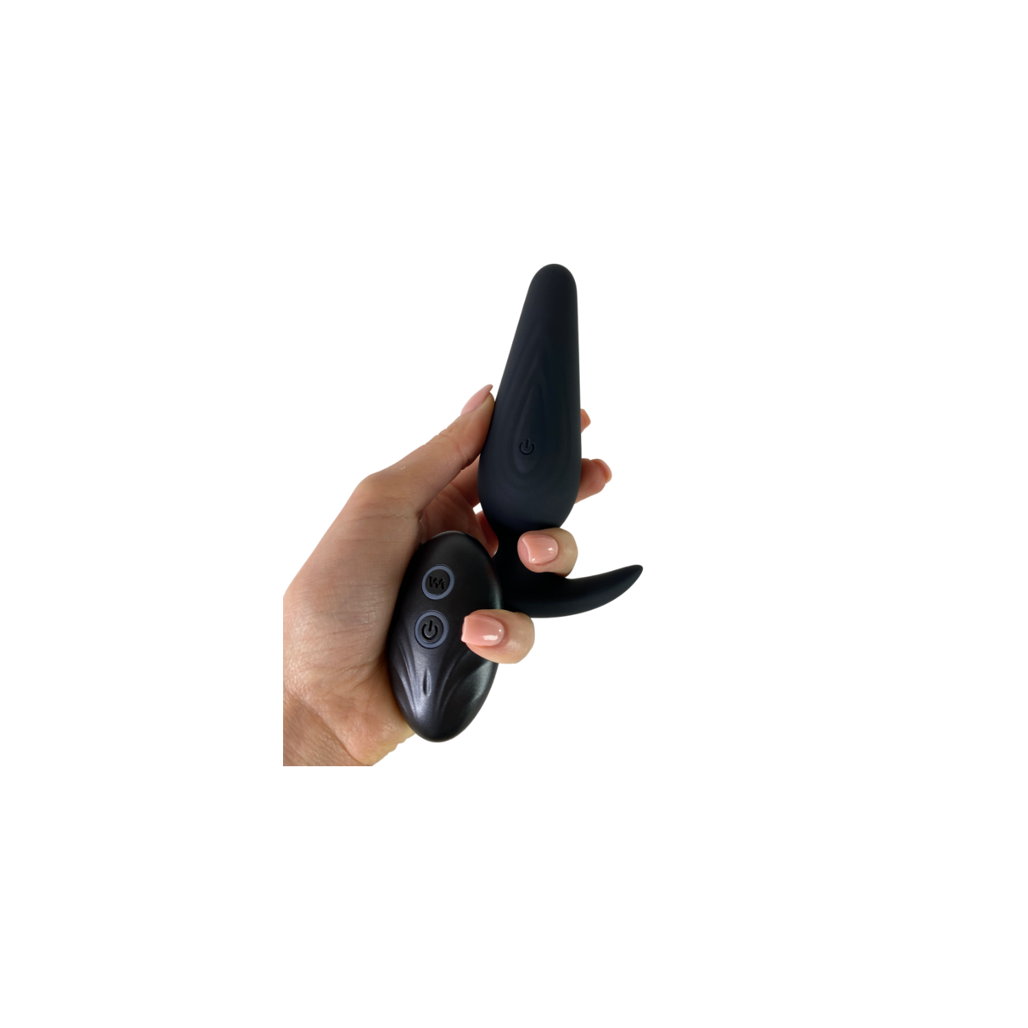 V For Vibes Remote Control Anal Plug, Vibrating Anal Toy Nyx - Black