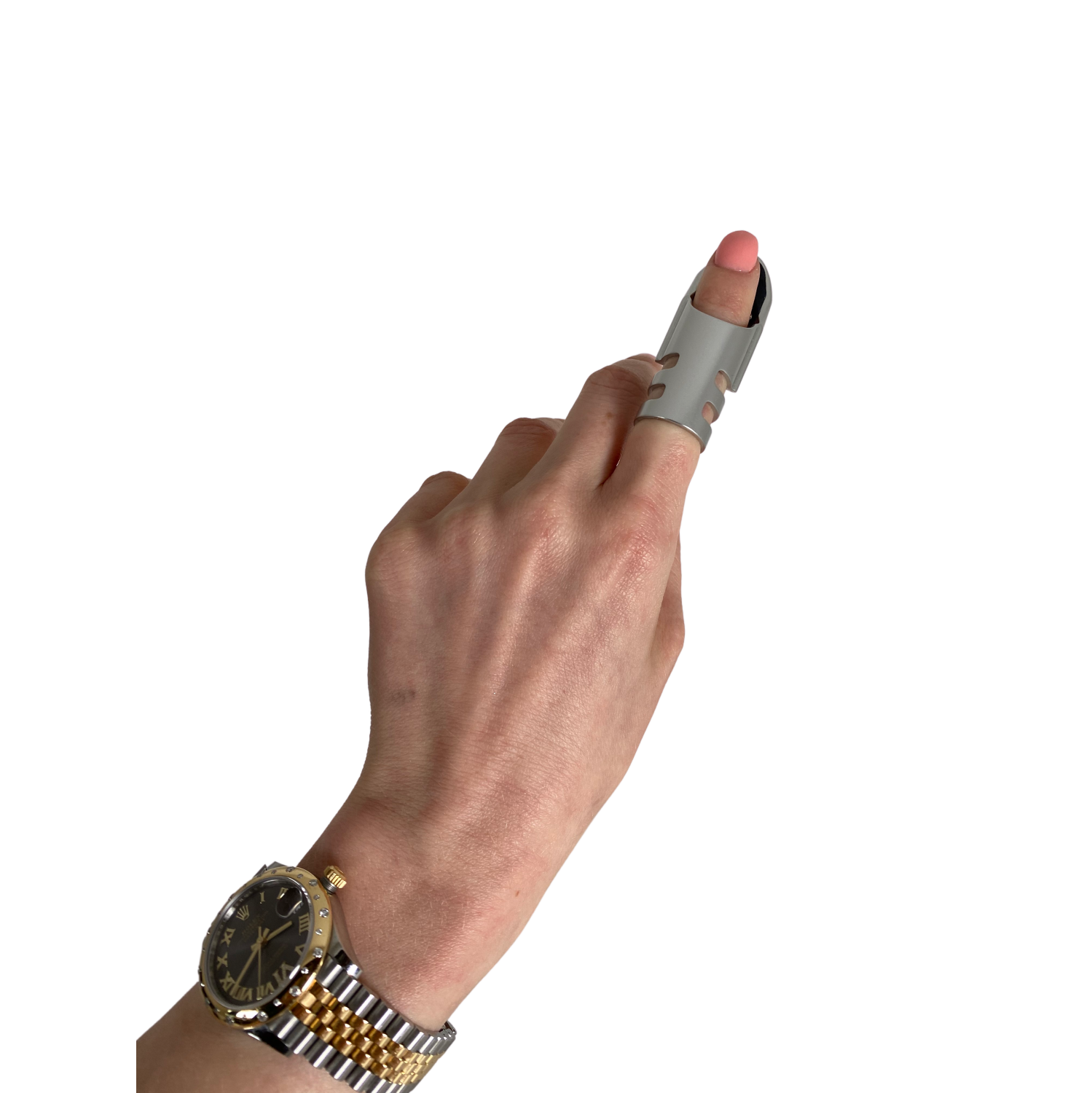 V pour Vibes bague vibrante portable, Vibrator Clio de Ring - Argent mat