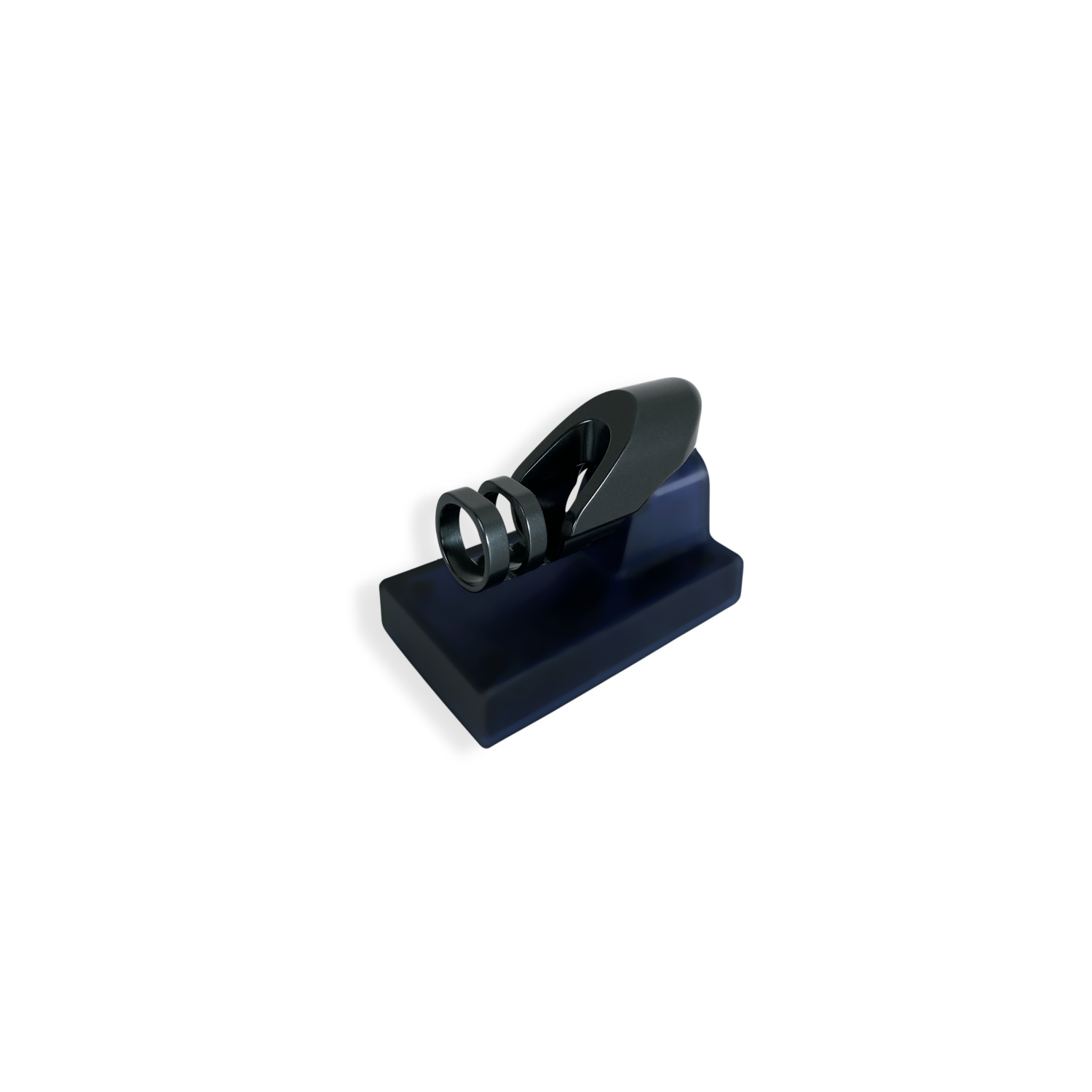 V pour Vibes anneau vibrant portable, Clio Vibrator de Ring - Gris foncé