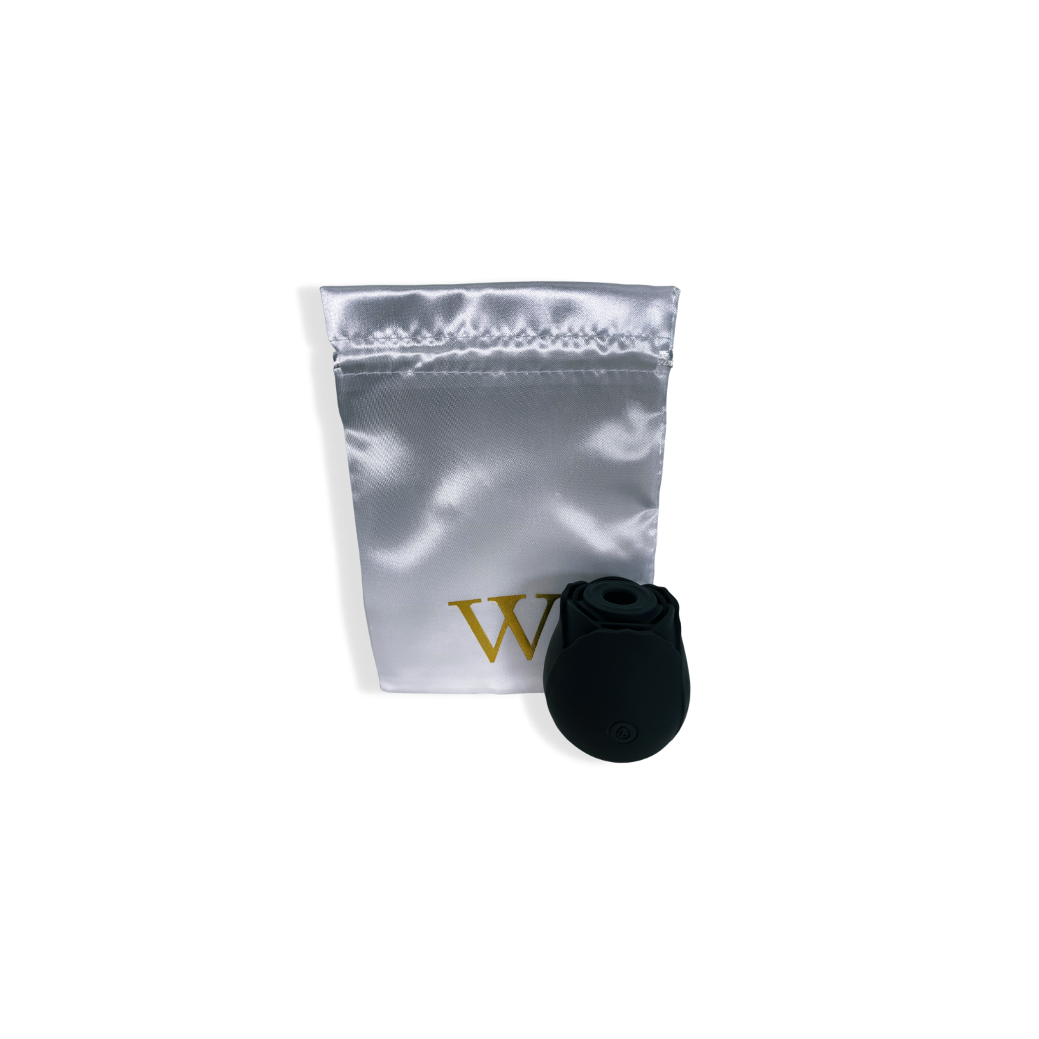 V For Vibes Vibrating Rose, Rose Vibrator Bona Dea - Black