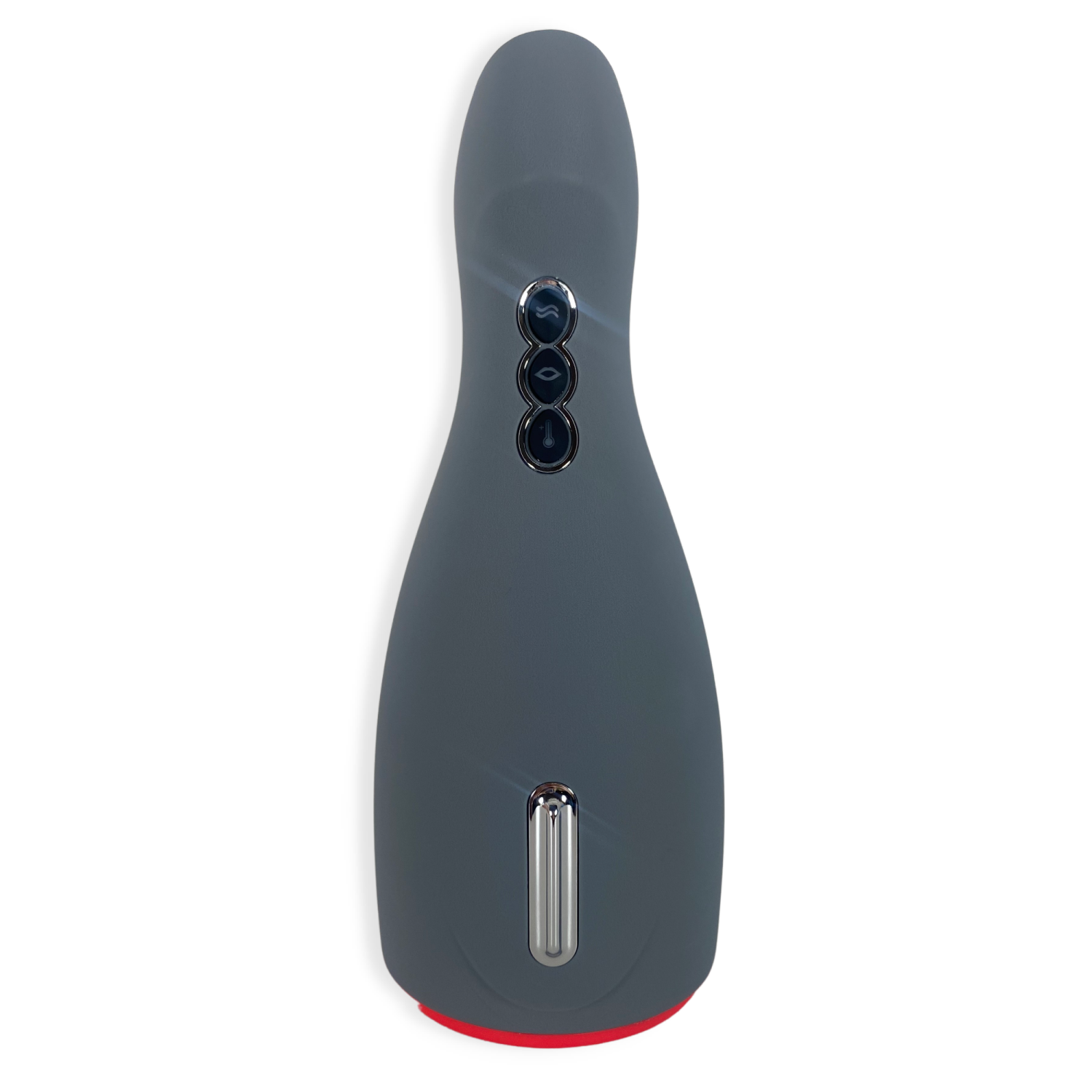 V For Vibes Heated Male Masturbator Mars - Gray and Red