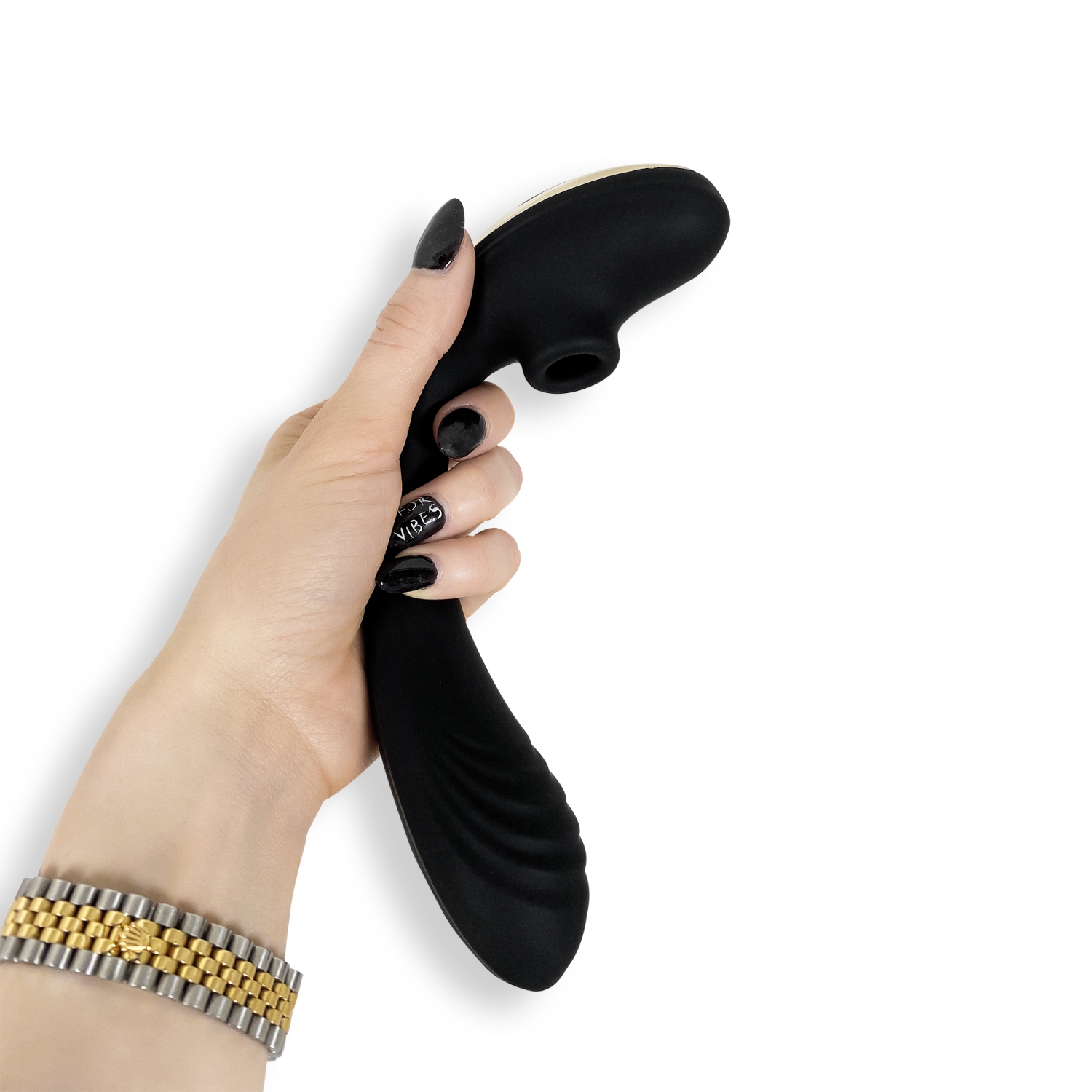V pour Vibes Clitoral sucer Toy et G-SPOT Vibrator Bellona - Noir