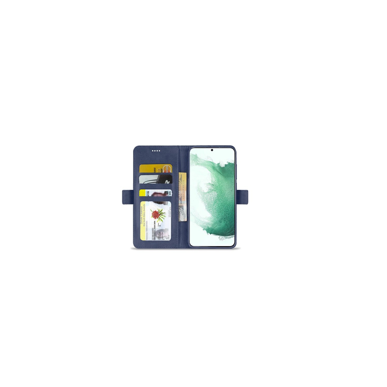 Étui-portefeuille Smart View de Samsung pour Galaxy S23+ - Bleu