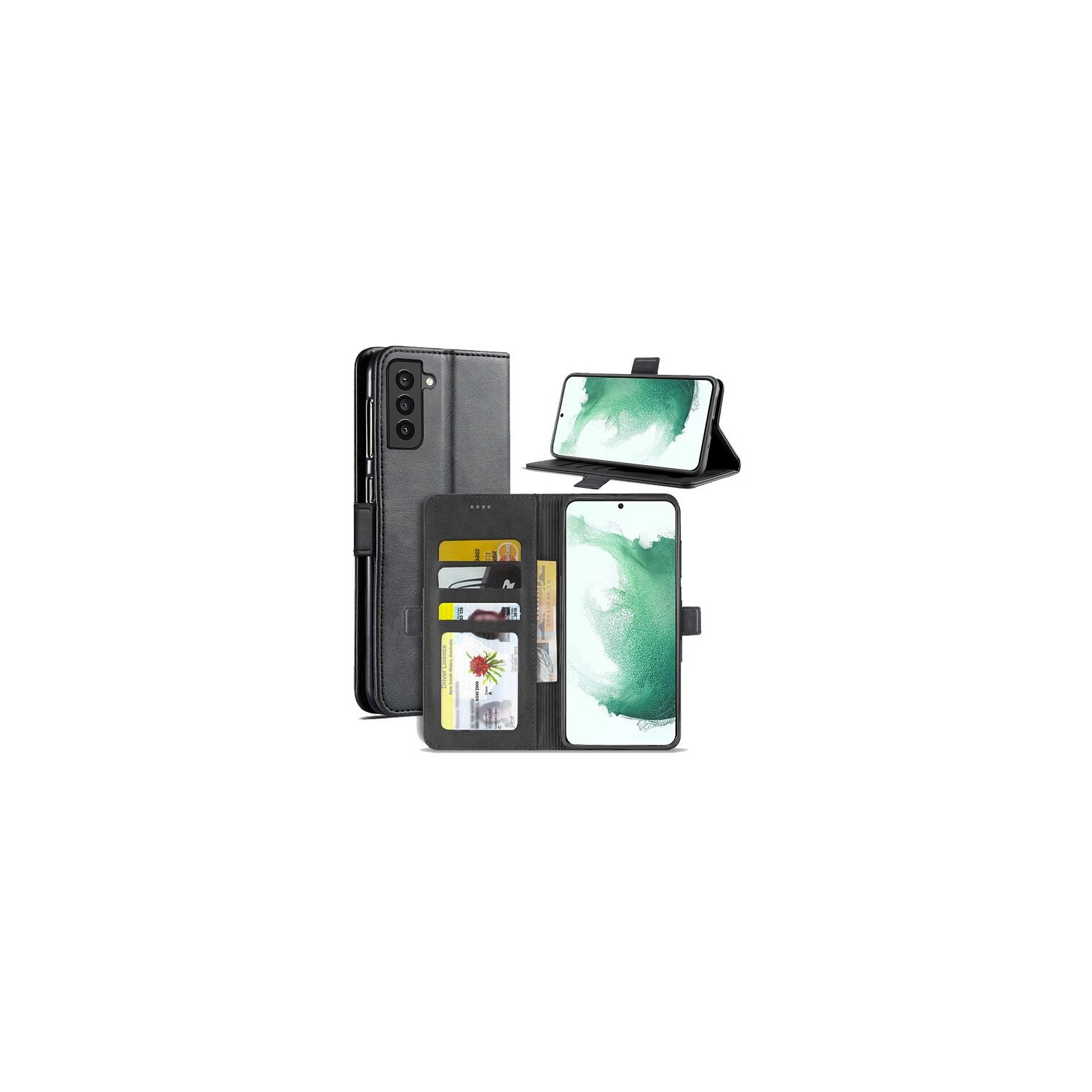 Étui-portefeuille Smart View de Samsung pour Galaxy S23+ - Noir