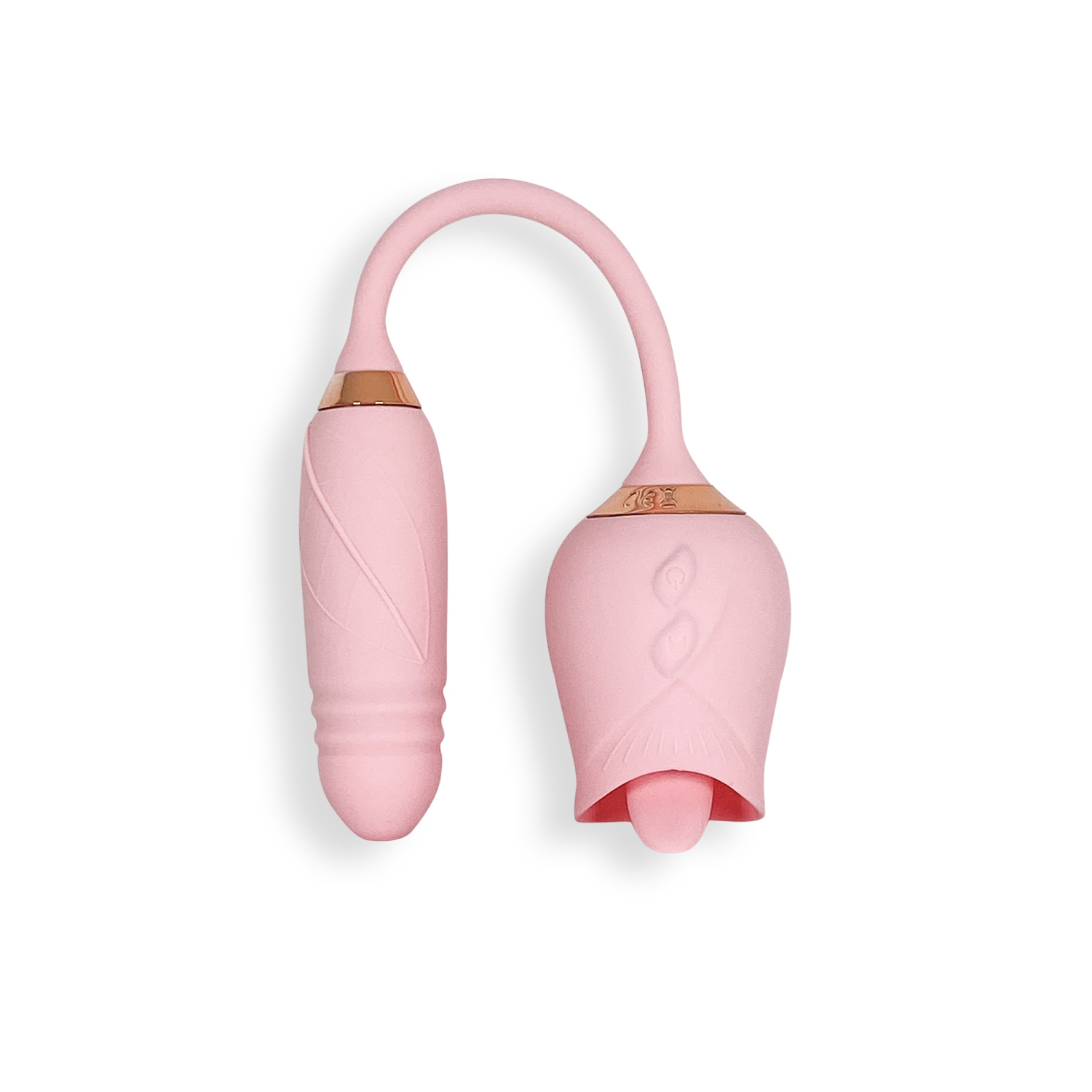V pour Vibes Dual Rosebud Vibrator Levana - Rose