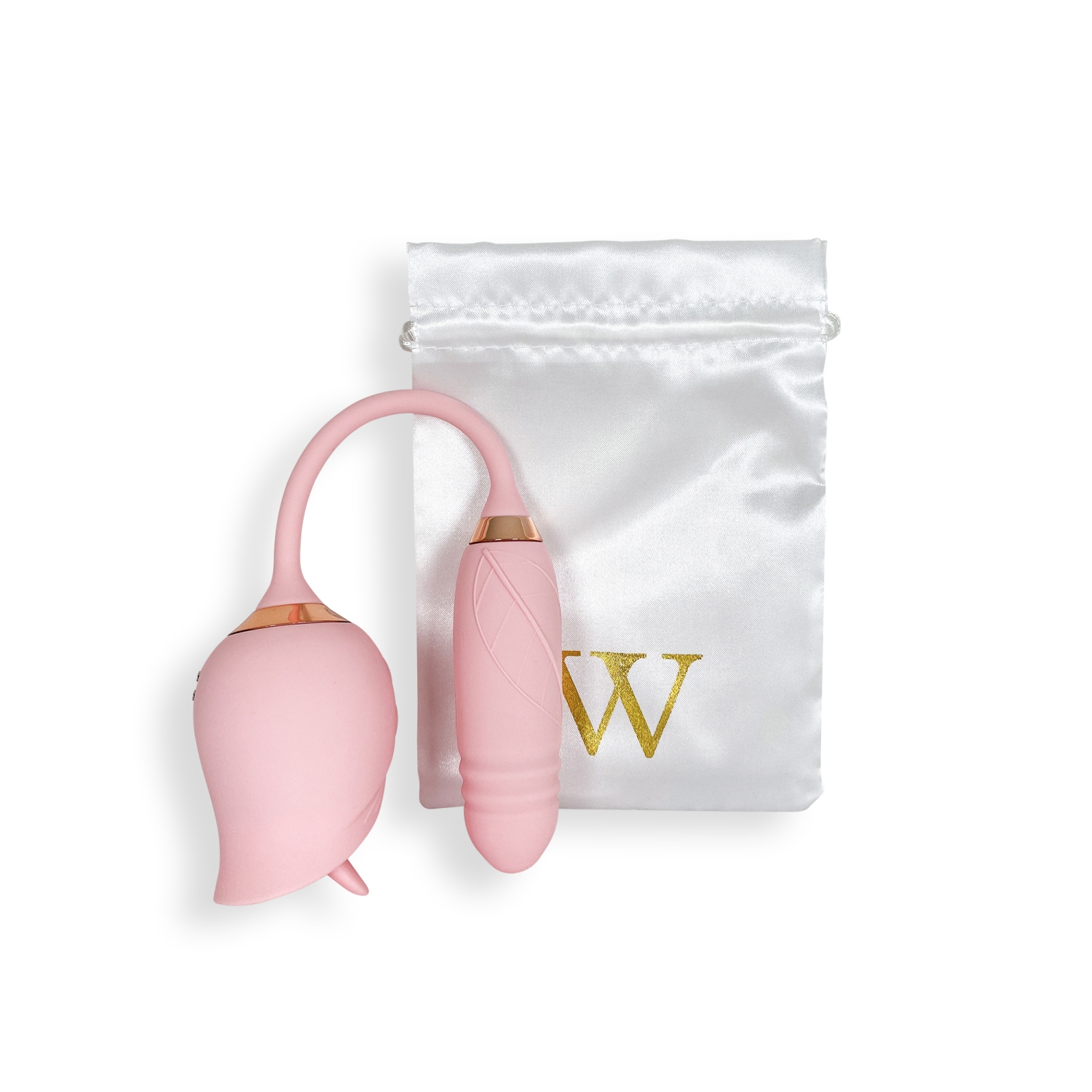 V pour Vibes Dual Rosebud Vibrator Levana - Rose