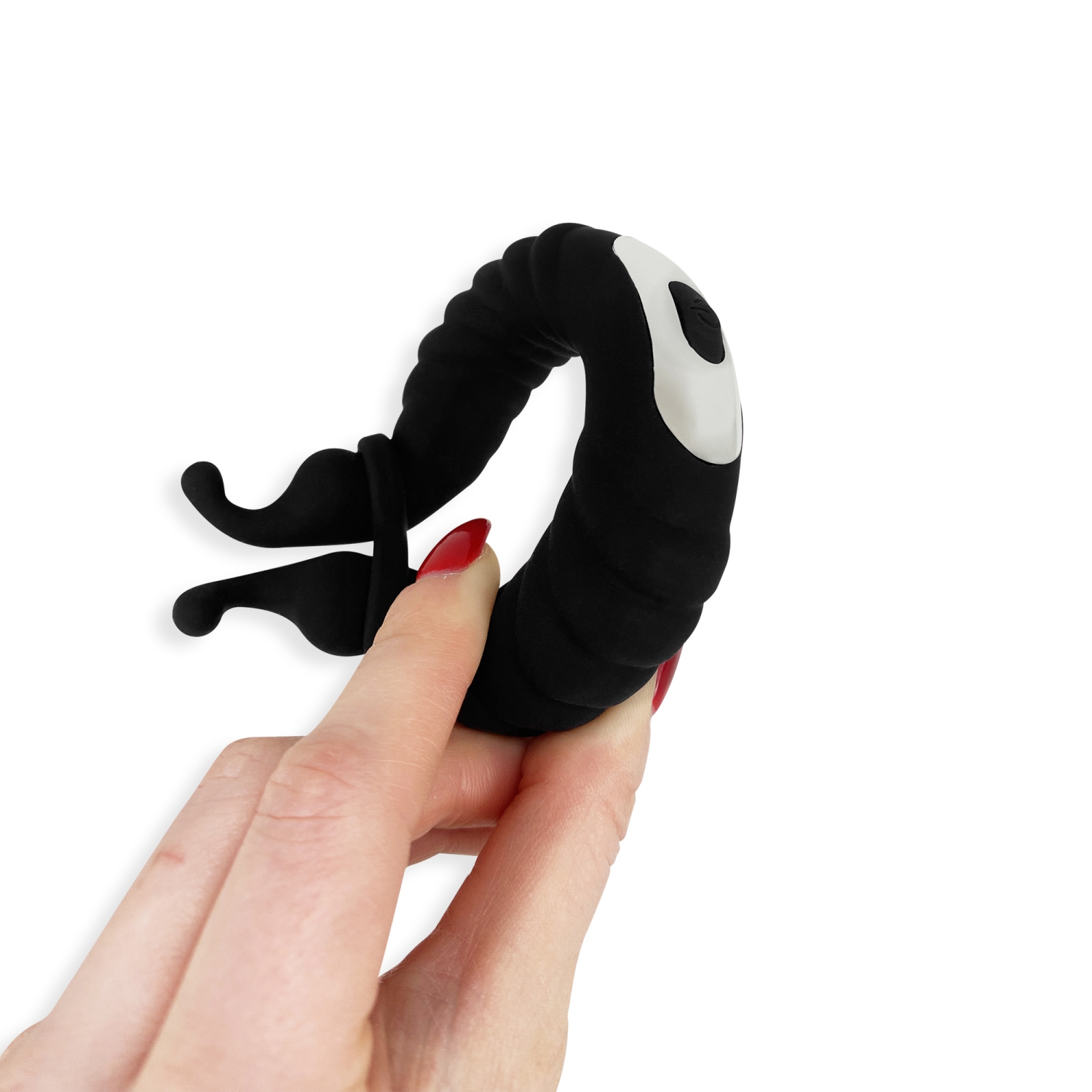 V For Vibes Vibrating Penis Ring Sors - Black