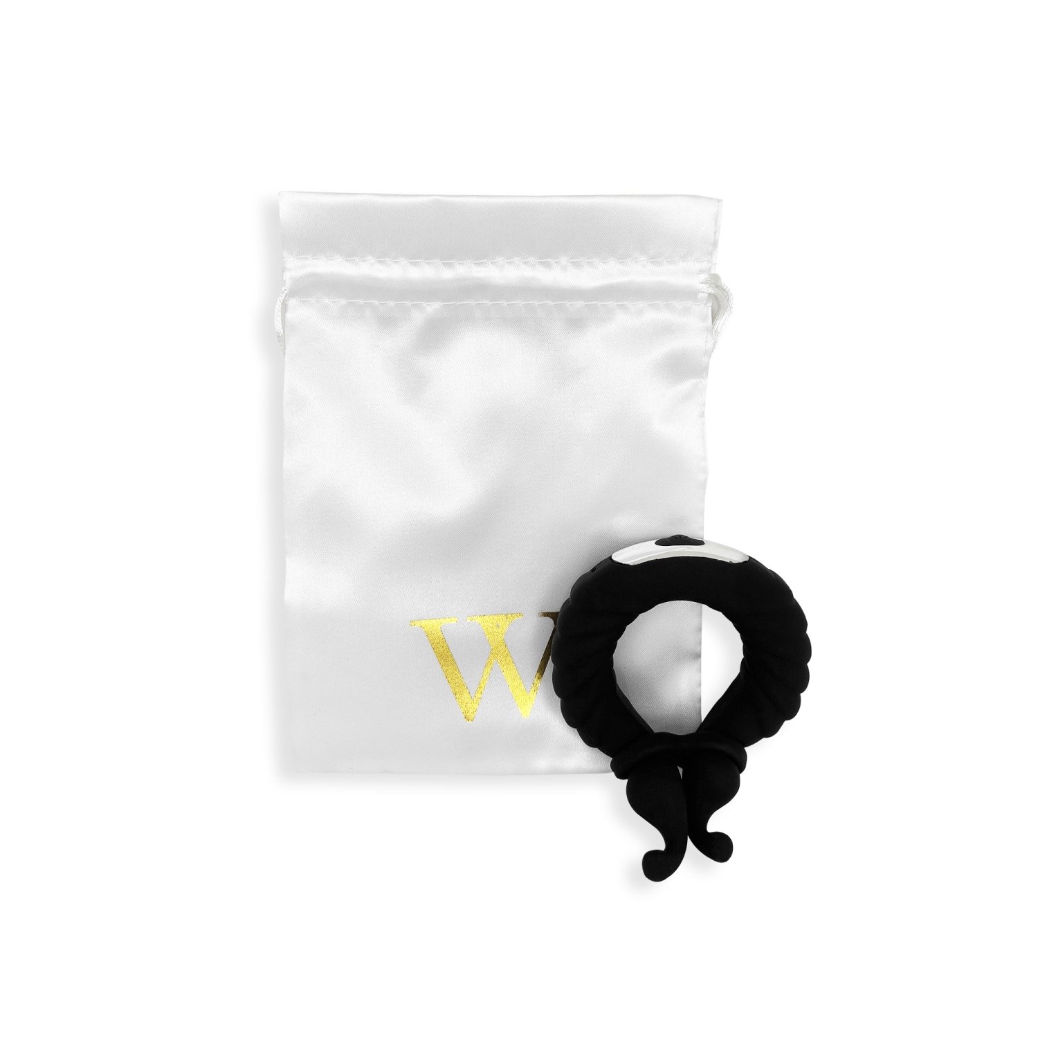 V For Vibes Vibrating Penis Ring Sors - Black