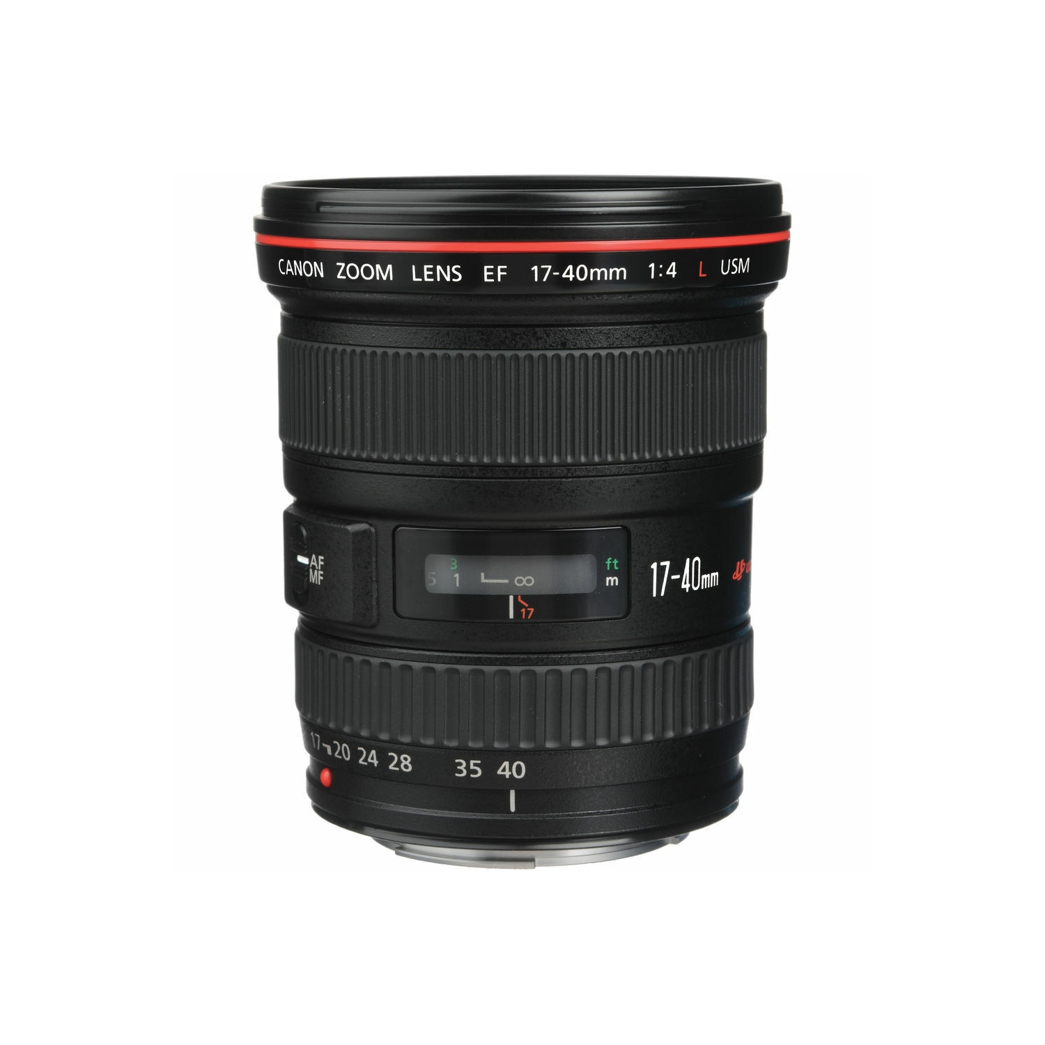 Canon EF 17-40mm f/4L USM Lens 8806A002 - 7PC Accessory Bundle