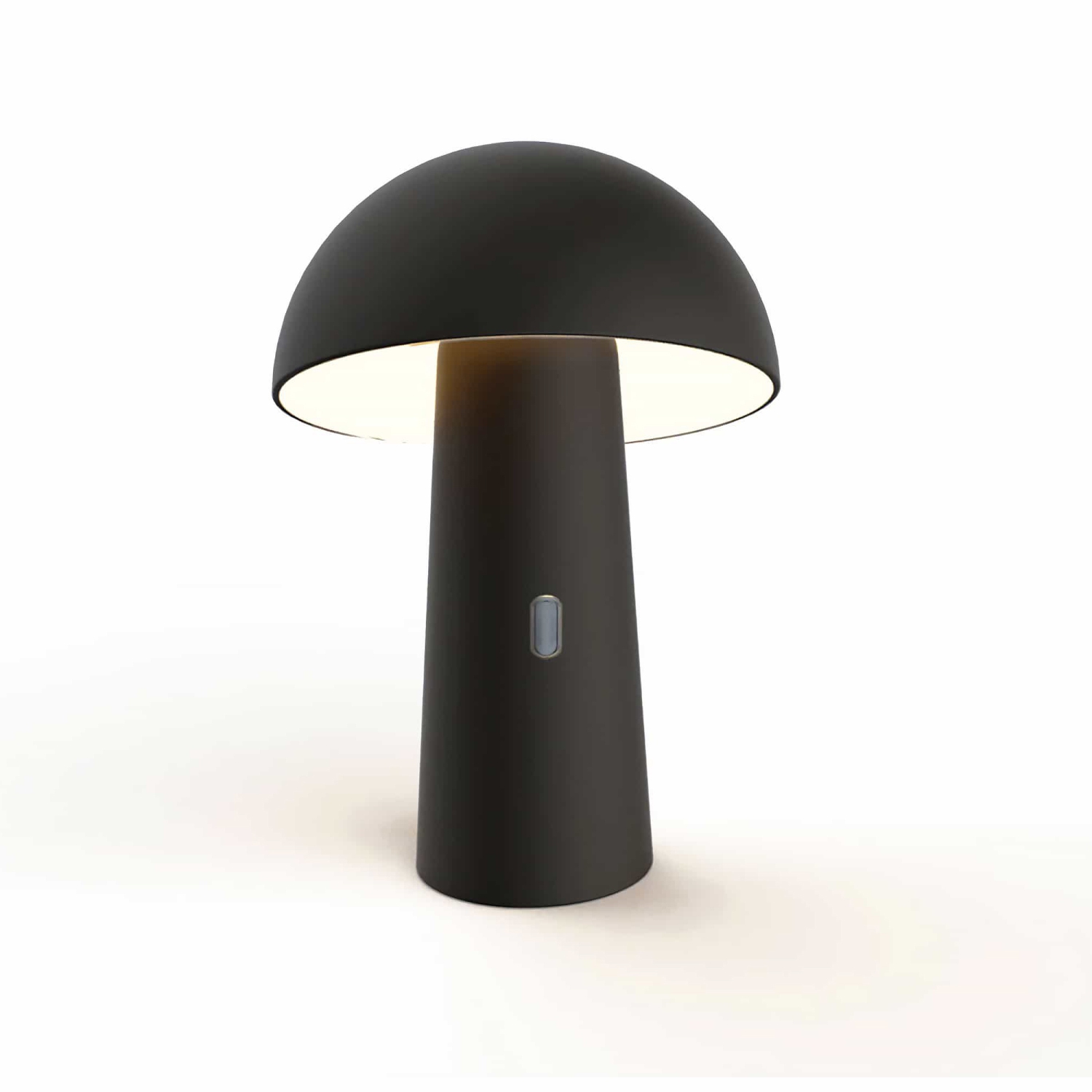 Newgarden Shitake Portable & Rechargeable LED Table Lamp, Black