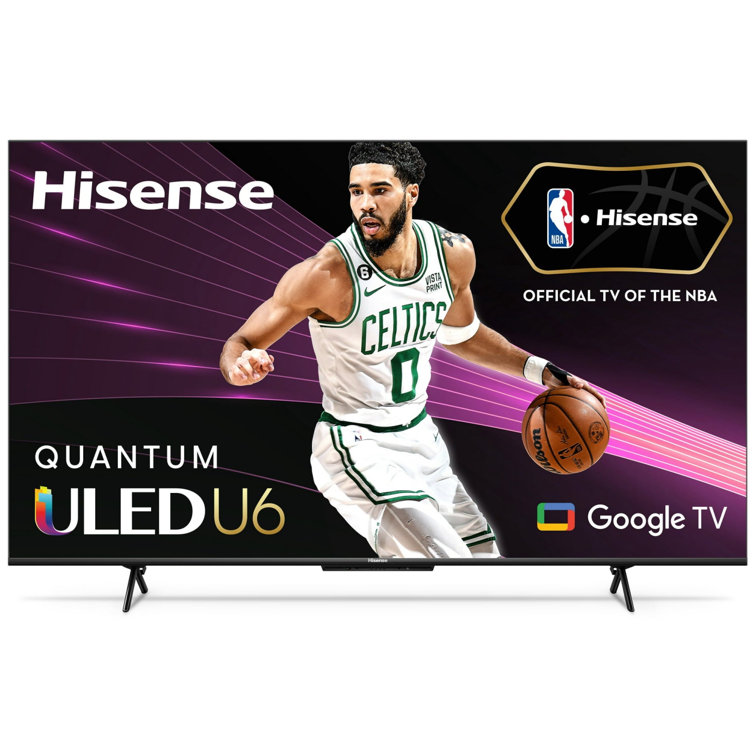 REFURBISHED (GOOD) - Hisense 75" Class ULED U6H Series Quantum Dot QLED 4K UHD Smart Google TV (75U6H)