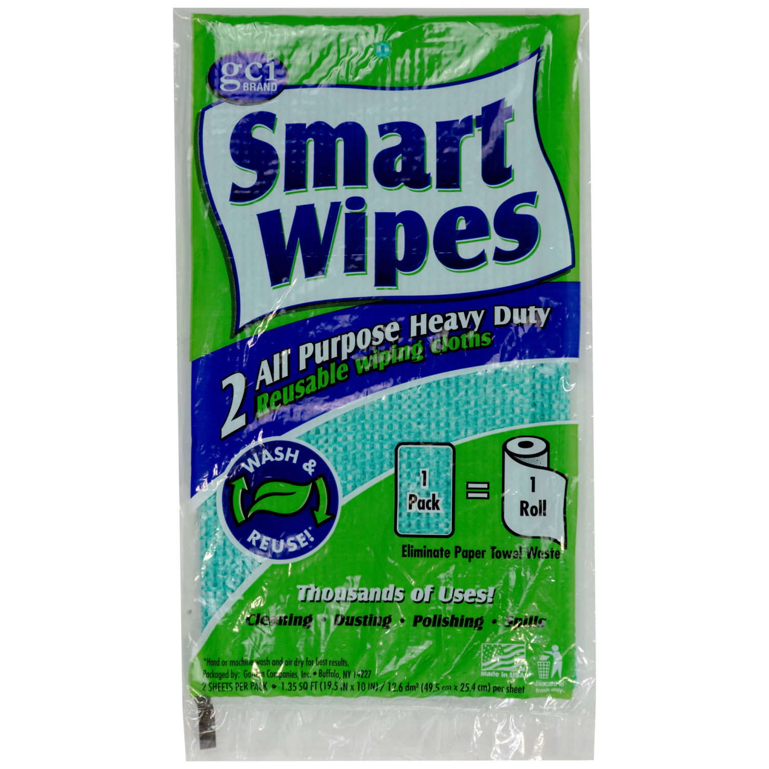 Multi-Purpose Reusable Wipes - Pack of 192