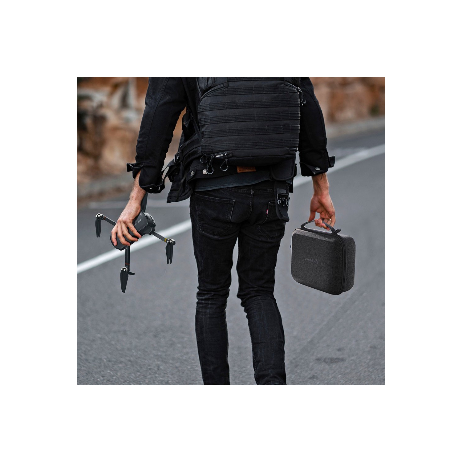 Vantop - drone photo UHD 4K GPS Snaptain P30 avec télécommande - Gris