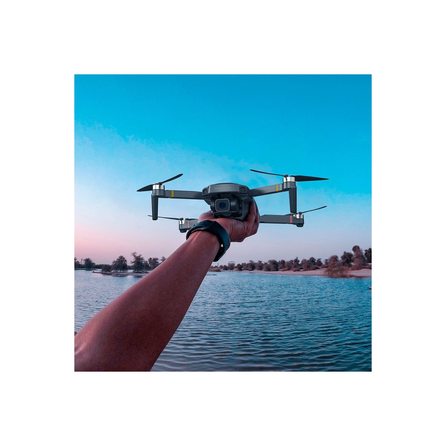 Vantop - drone photo UHD 4K GPS Snaptain P30 avec télécommande - Gris