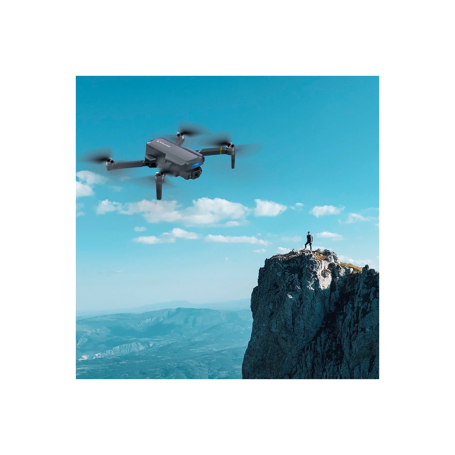 Vantop - drone photo UHD 4K GPS Snaptain P30 avec télécommande - Gris