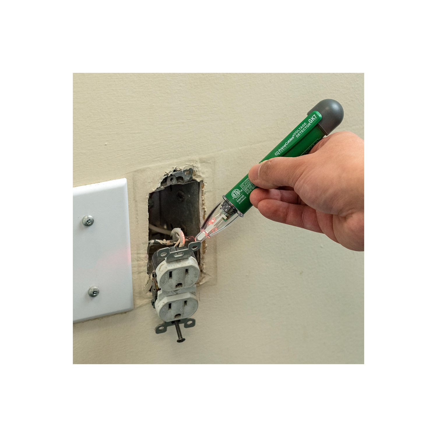 Non-Contact Voltage Circuit Tester, 70-1000V AC Voltage Detector Pen Circuit Tester Tool with Led Flashlight Beeper Pocket Clip