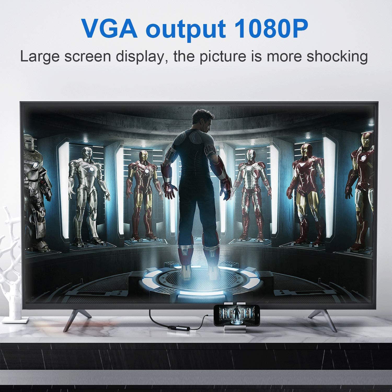 Adaptateur USB 3,0 vers VGA série Summit 1080p HD Multi-Display Video Converter