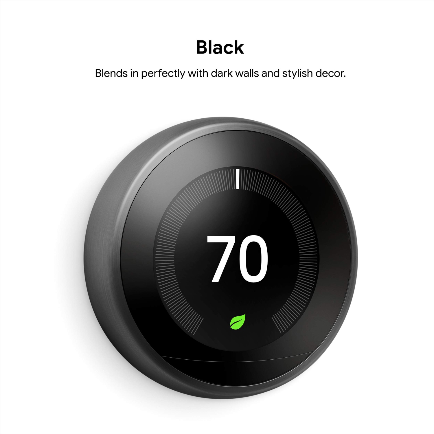 Thermostat Nest Learning de Google - thermostat intelligent programmable pour la maison - thermostat Nest de 3rd génération - compatible avec Alexa -
