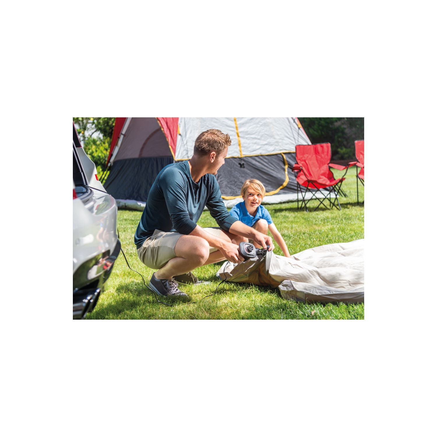 Intex Quick-Fill DC Electric Air Pump, Max. Air Flow 21.2Cfm