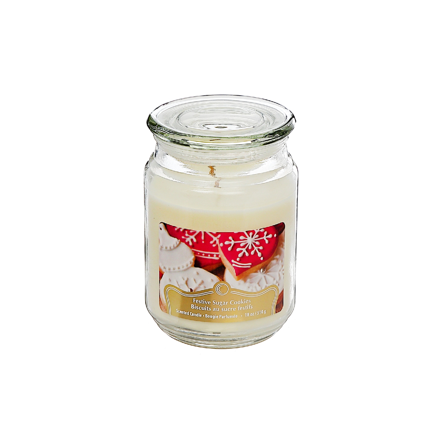 Bougie en pot parfumée de Noël 18 oz de Maison concepts - Ensemble de 2