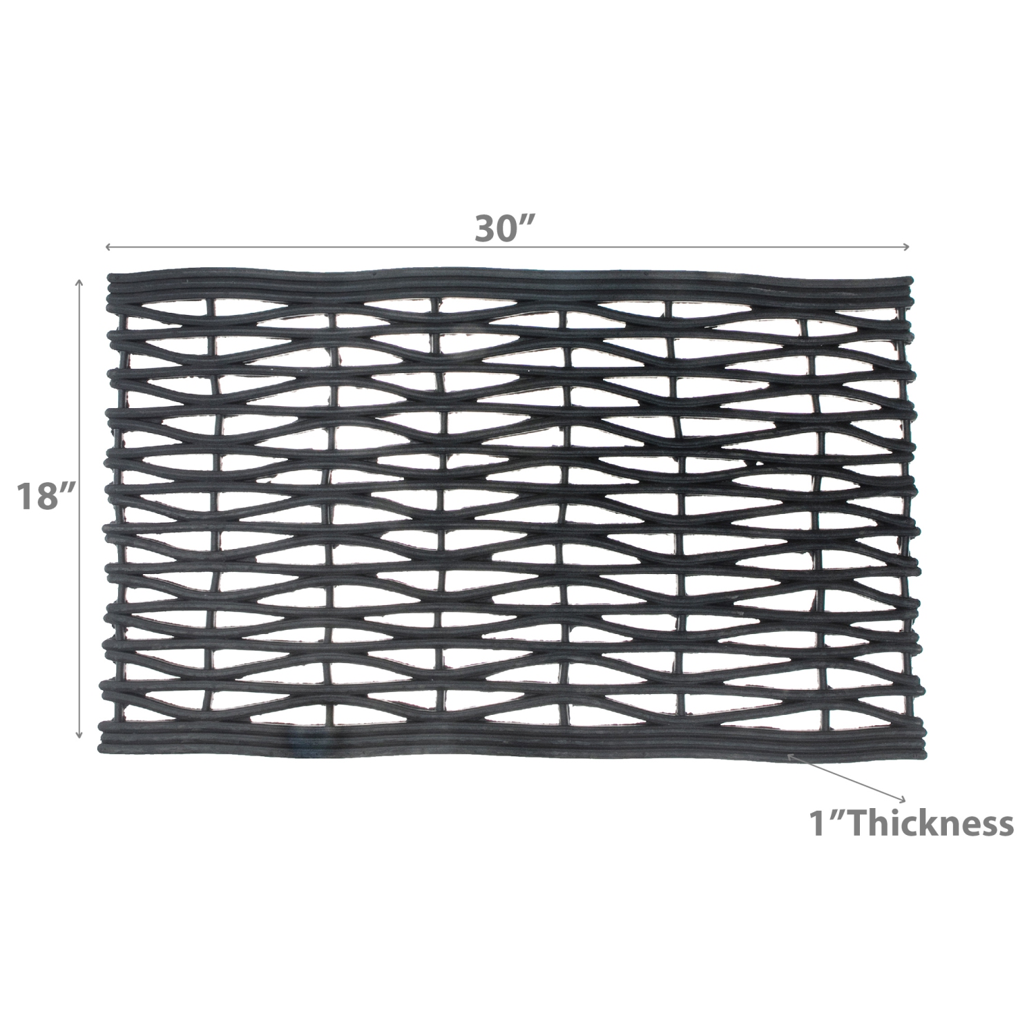 Maison Concepts Rubber Mat Basket Weave