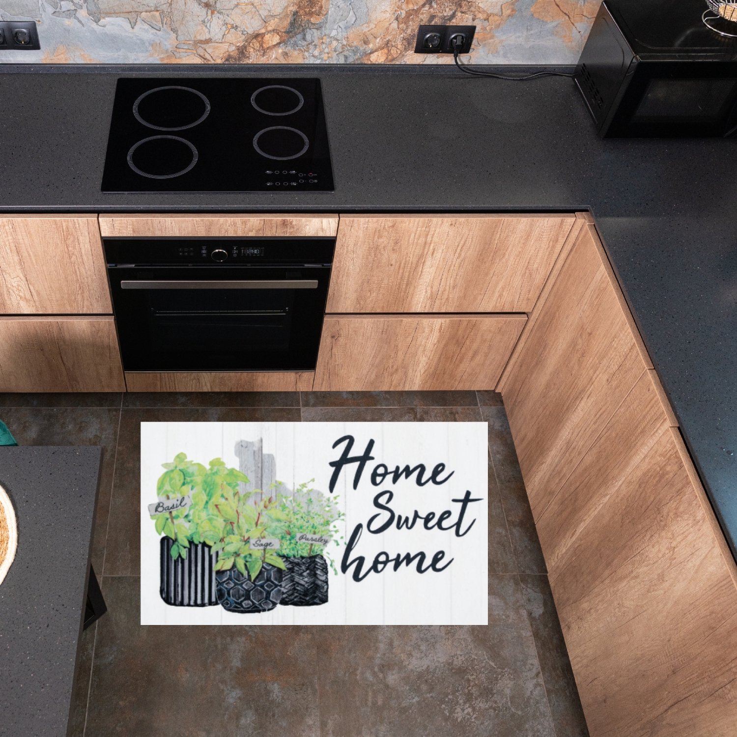 Maison Concepts Printed Rubber Floor Mat Home Sweet Home