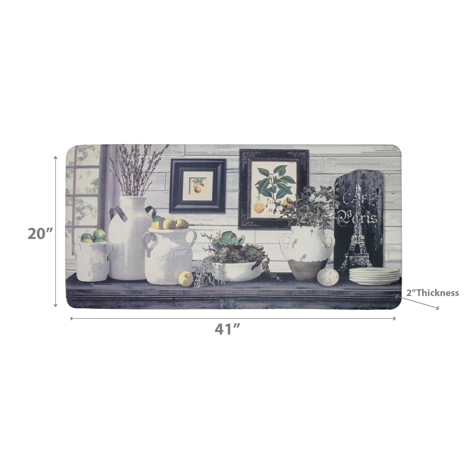 Tapis de sol en mousse viscoélastique Bevel Paris Farm de Maison concepts