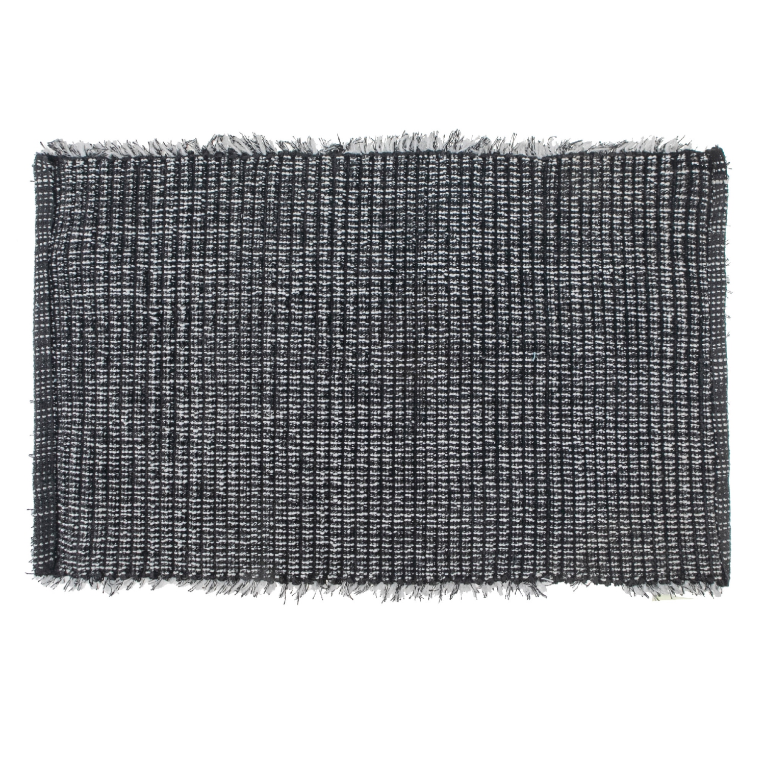 Maison Concepts Cotton Loom Bath Mat Black 20X32