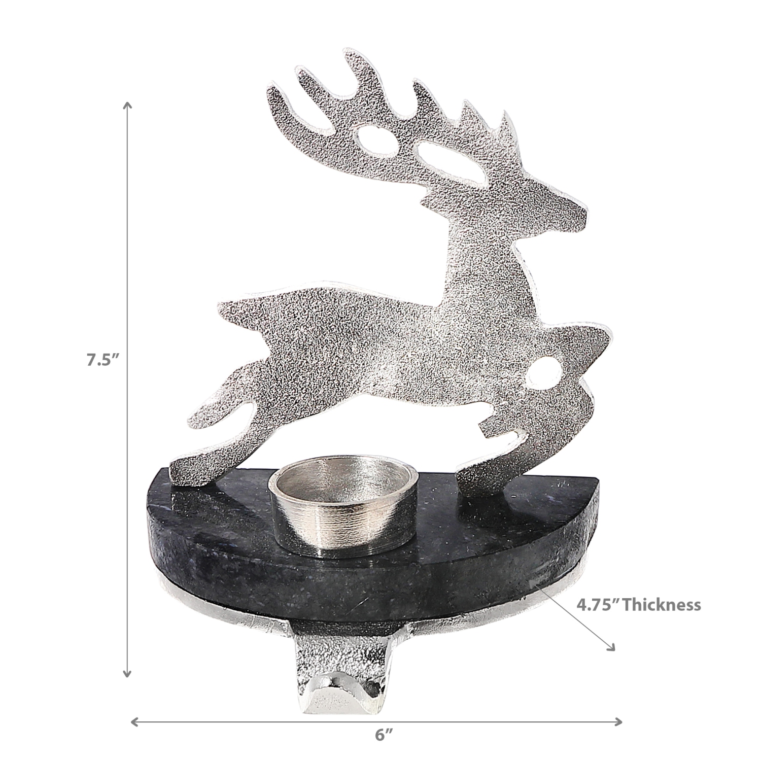 Maison Concepts Christmas Reindeer With Tealight Stocking Holder