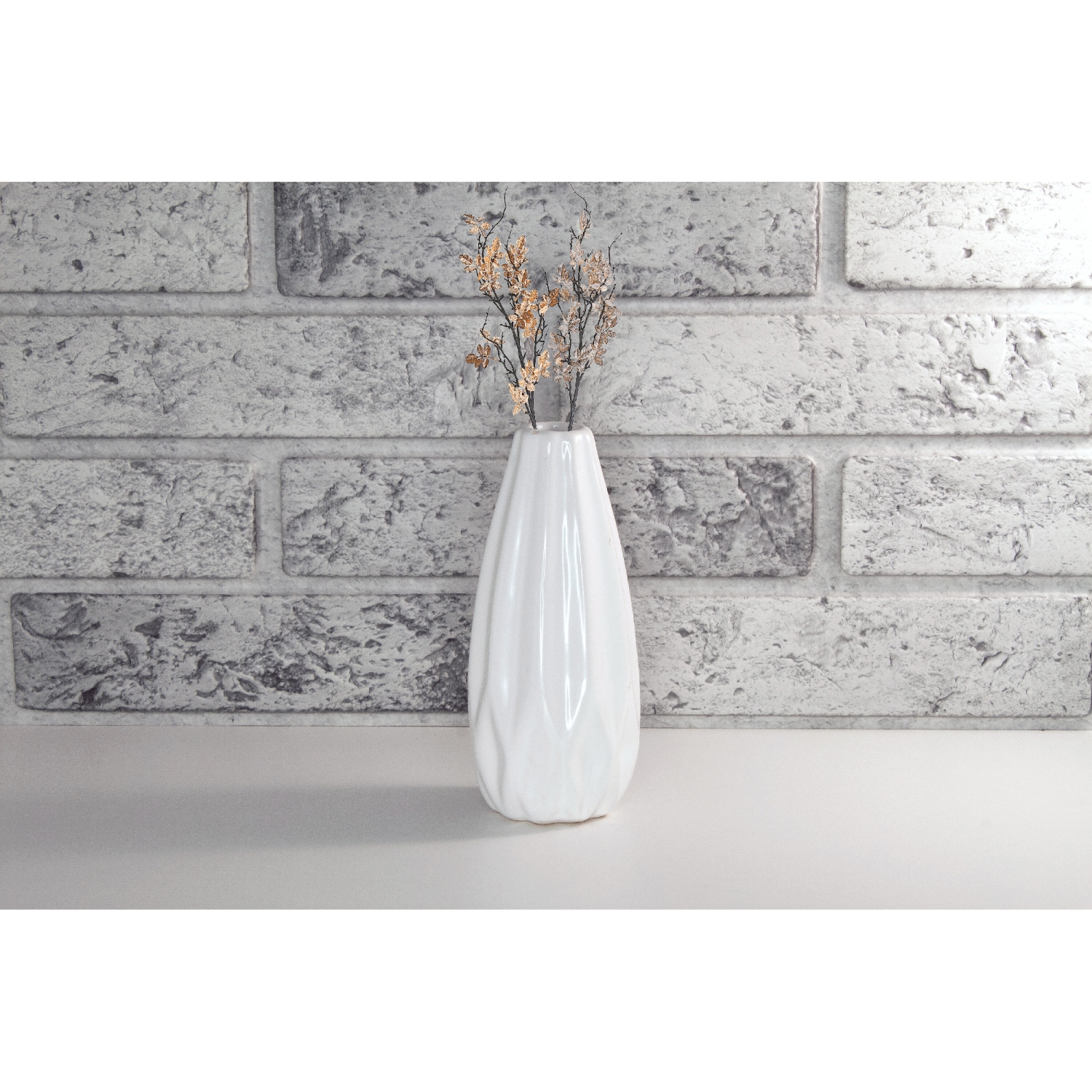 Maison Concepts Christmas Shiny Leaves Spray - Set of 6