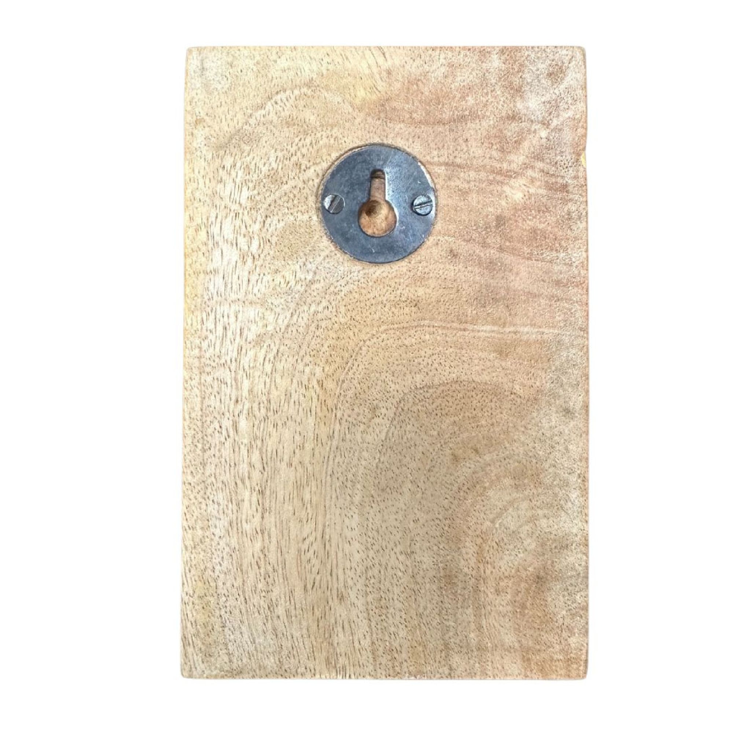 Maison concepts – patte en bois gravée avec crochet à deux griffes, noir