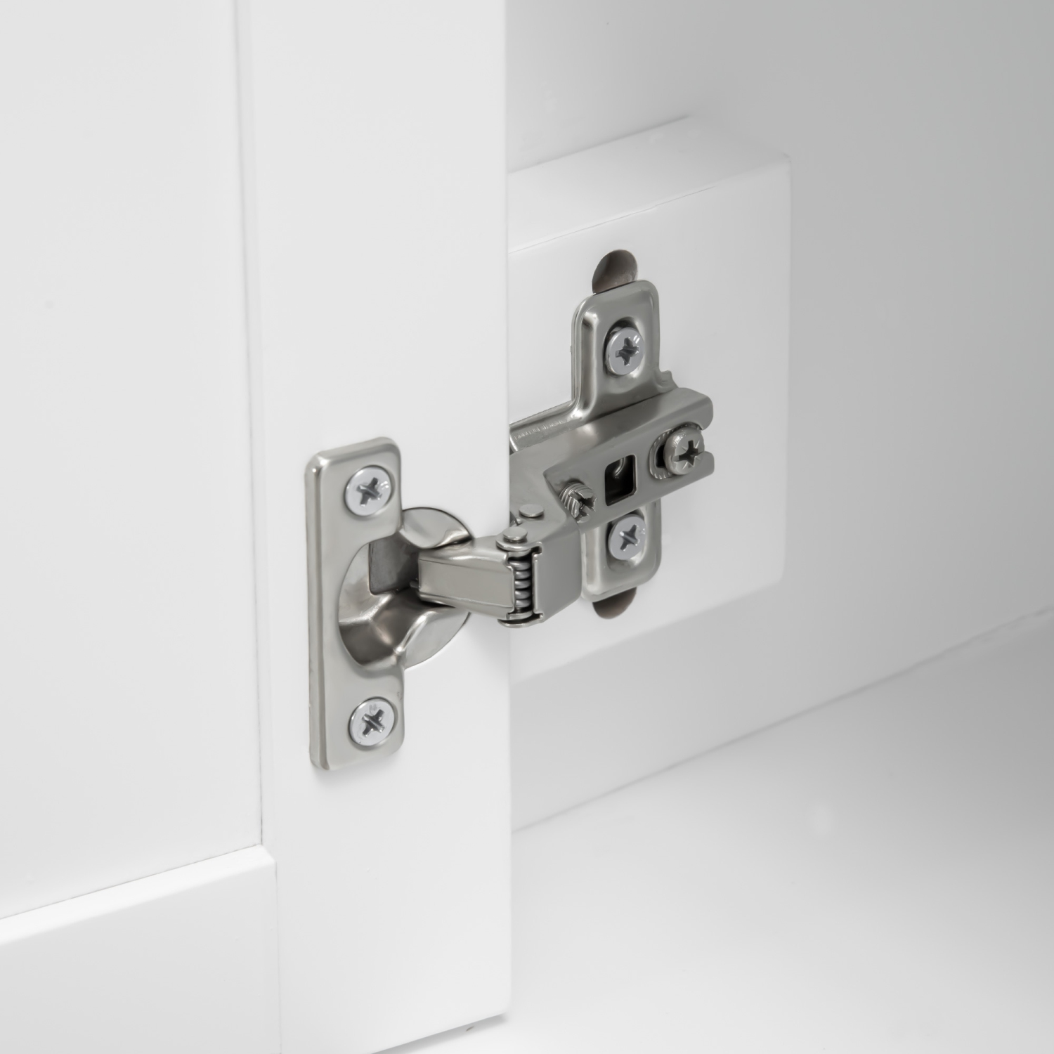 HOMCOM Sideboard Buffet Cabinet, Modern Kitchen Cabinet with 2 Drawers and Adjustable Shelves, Coffee Bar Cabinet, White