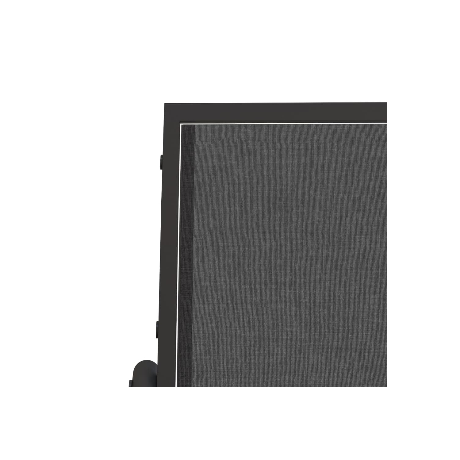 vidaXL Garden Glider Chairs 2 pcs Black 61x76x87 cm Textilene&Steel